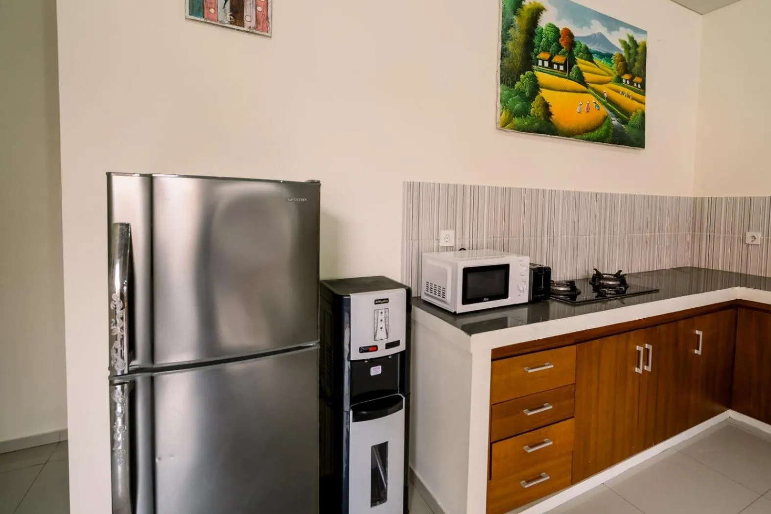 Communal kitchen in Taman Bali Villas Dewi Sri