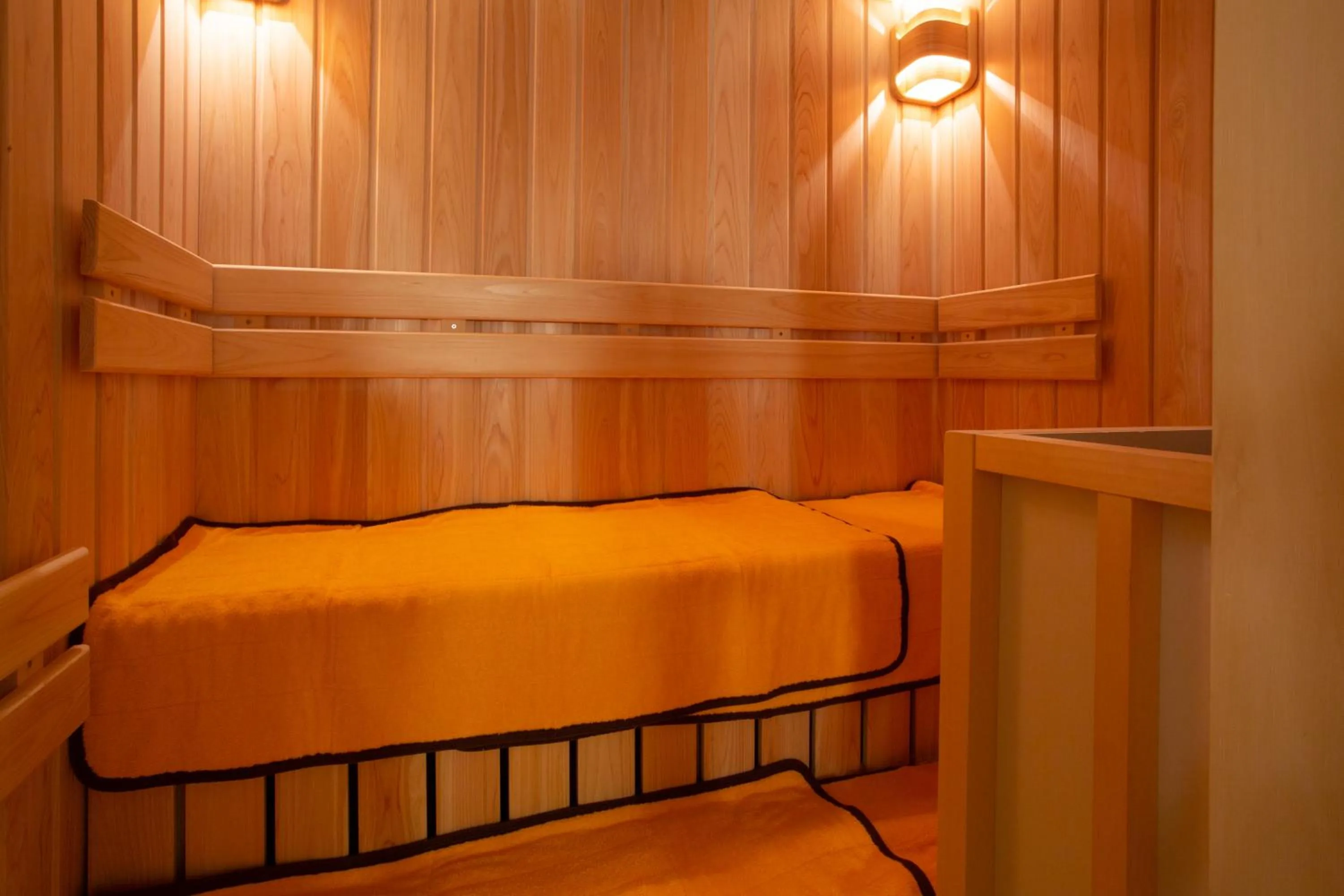 Sauna, Bed in Kitanoniwa The Kuretakeso