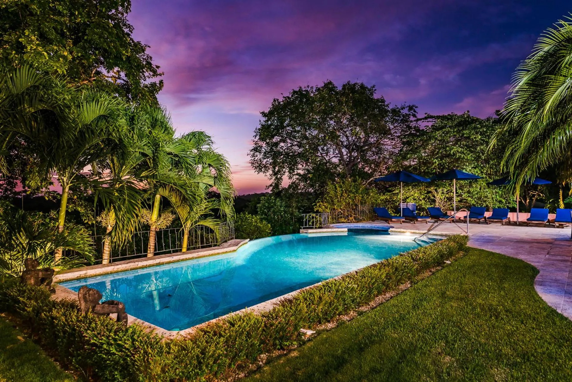 Garden in Boutique Hotel Luna Azul