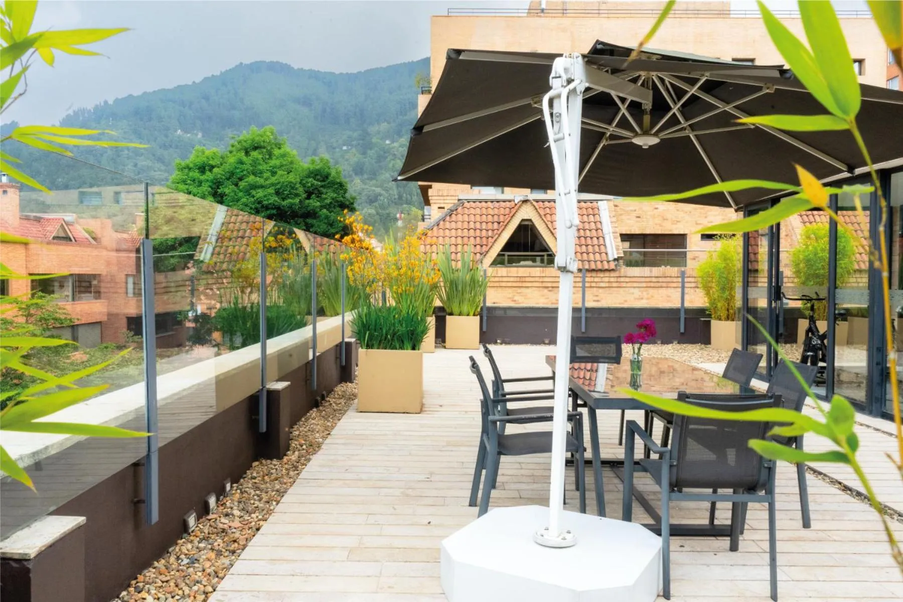 Balcony/Terrace in Central Apartamentos Bogotá