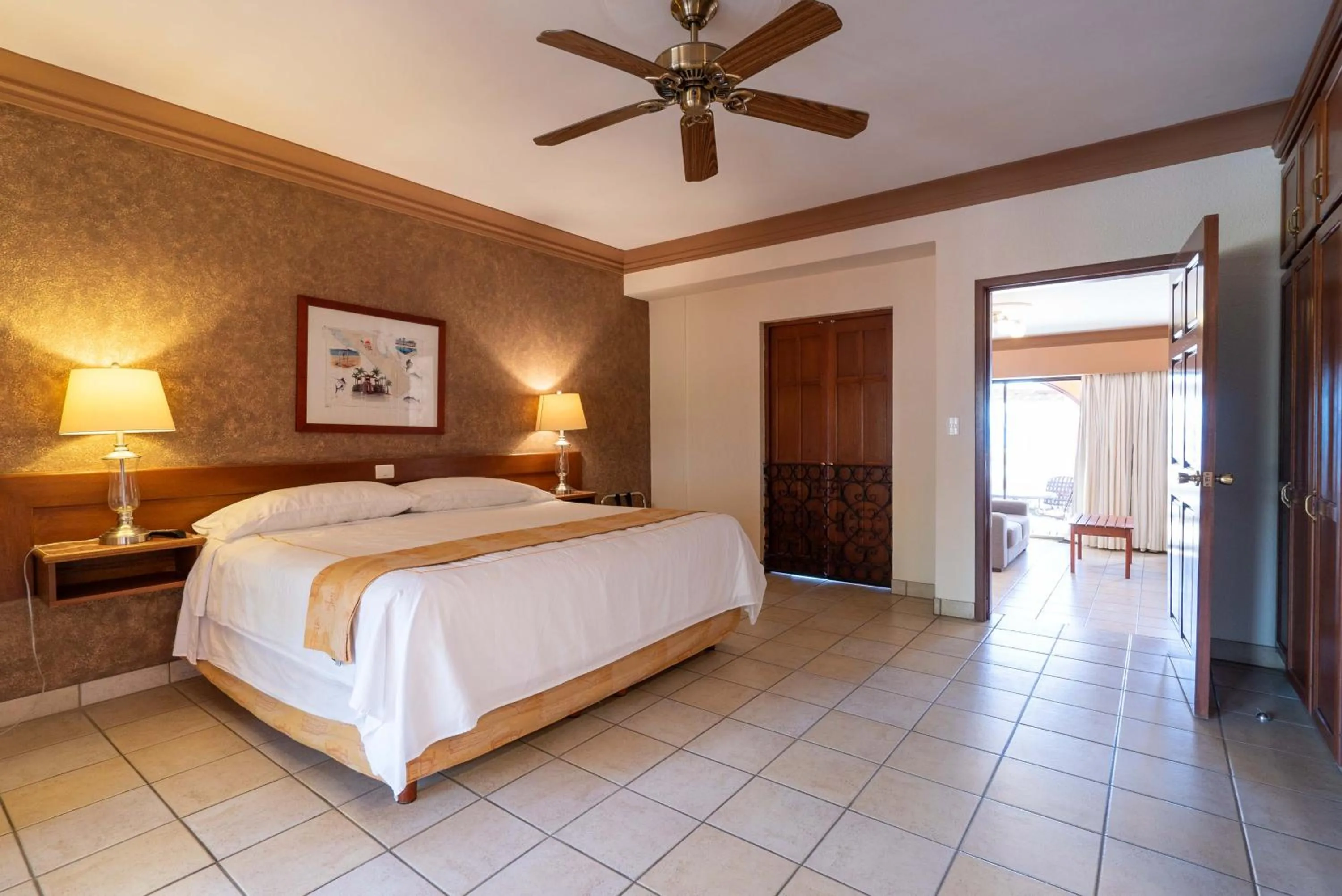 Bed in Hotel Palmas De Cortez