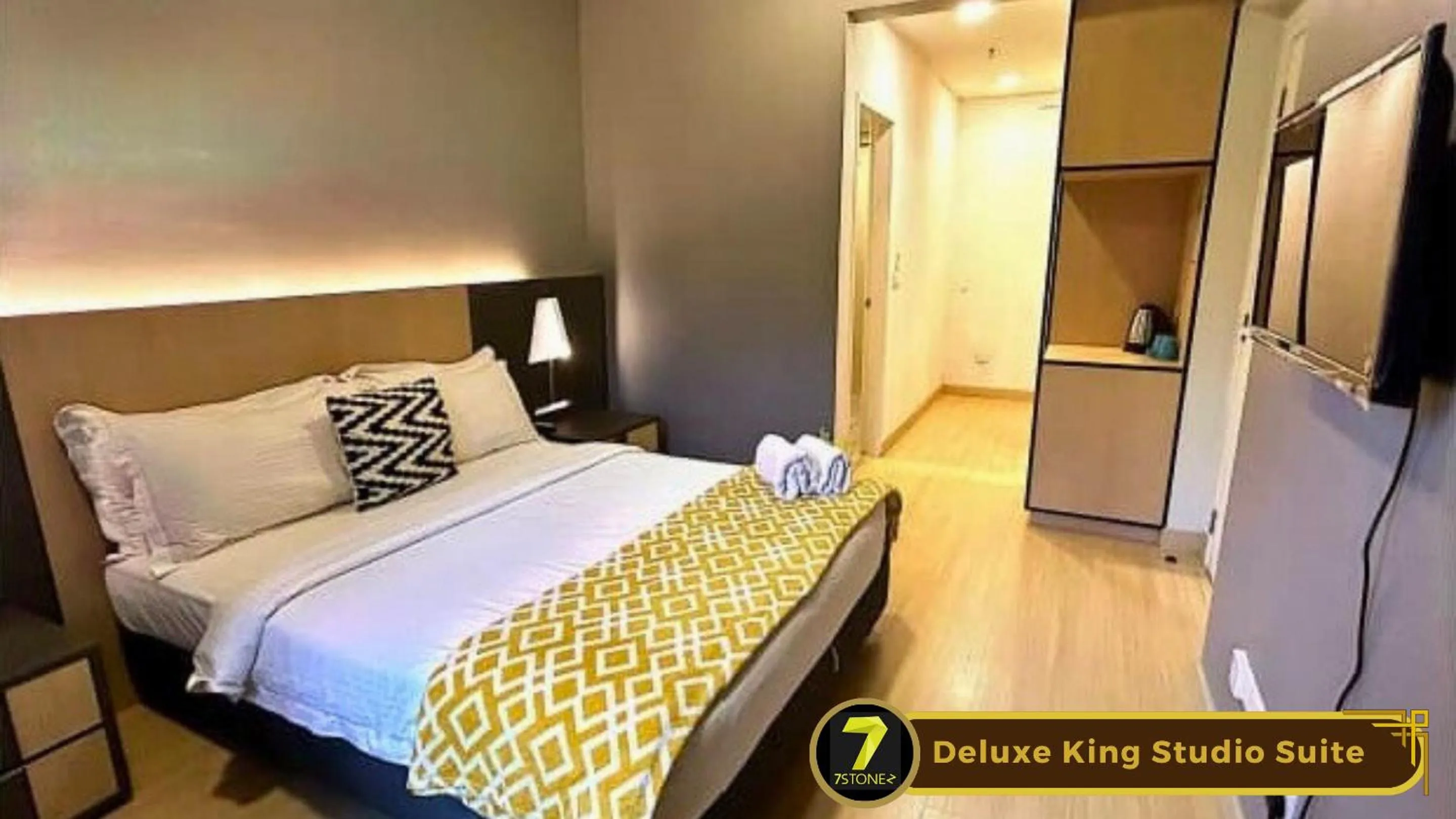 Bed in 7Stonez Suites Windmill Genting Highlands