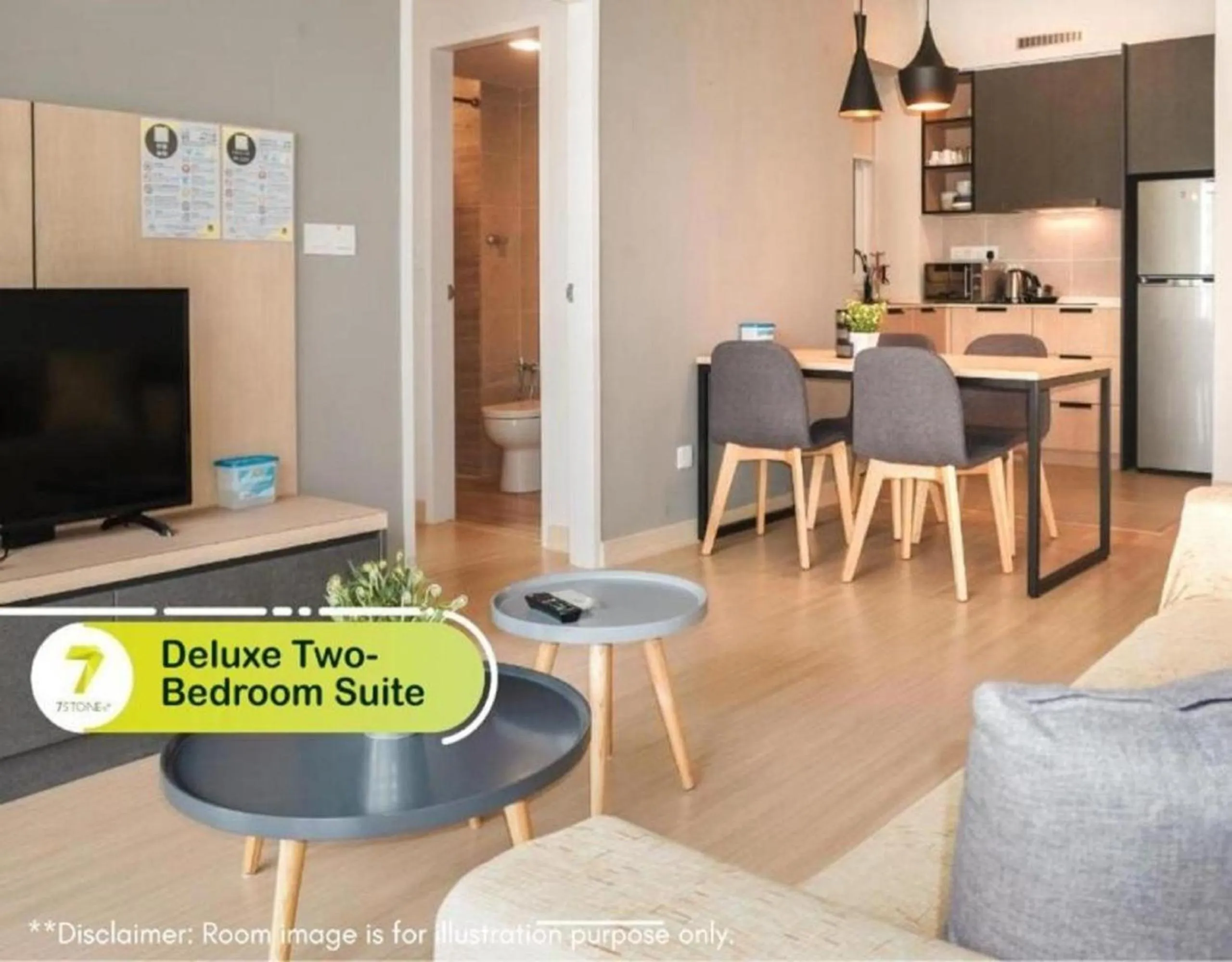 Communal lounge/ TV room in 7Stonez Suites Windmill Genting Highlands