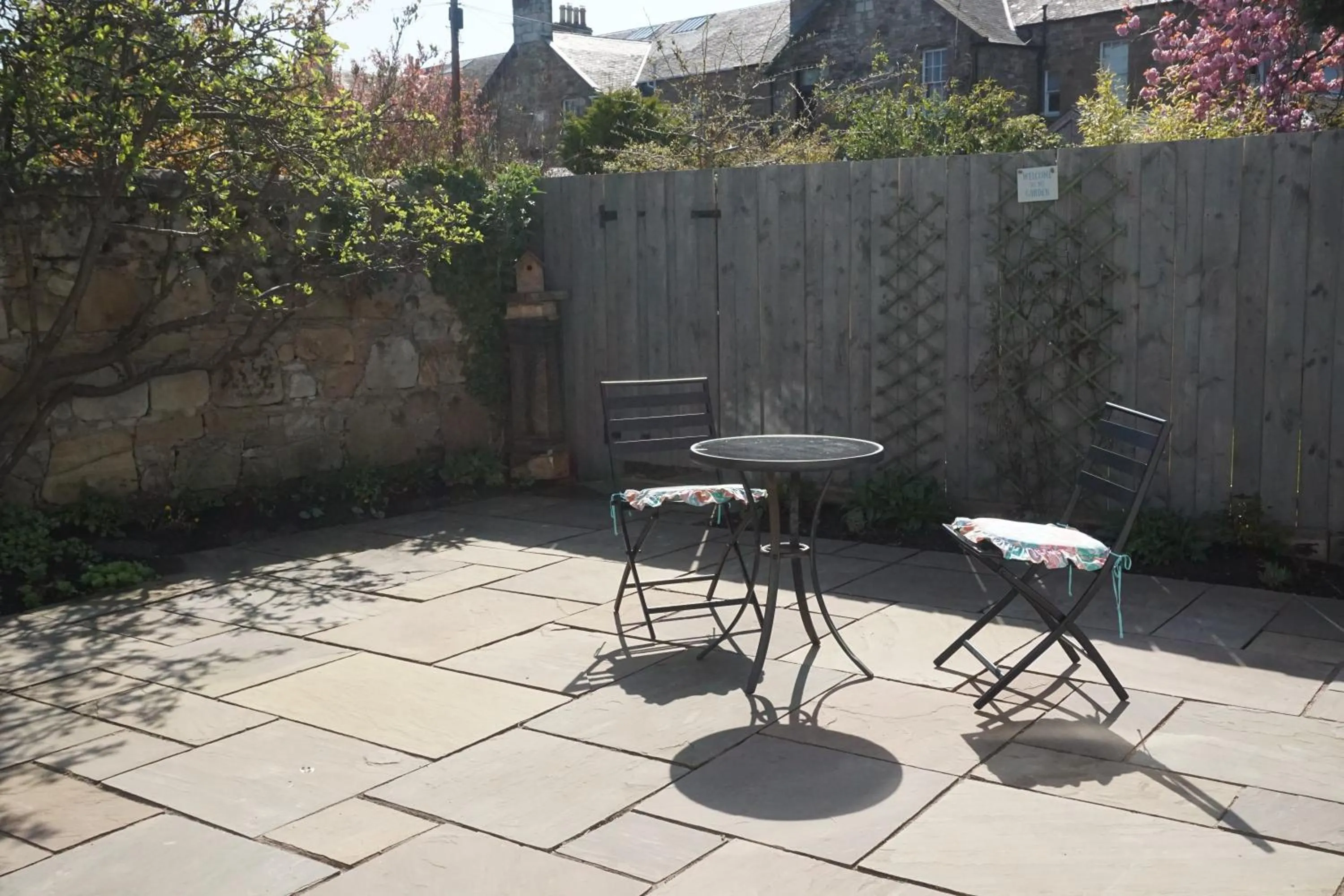 Patio in Barns Serviced Accommodation