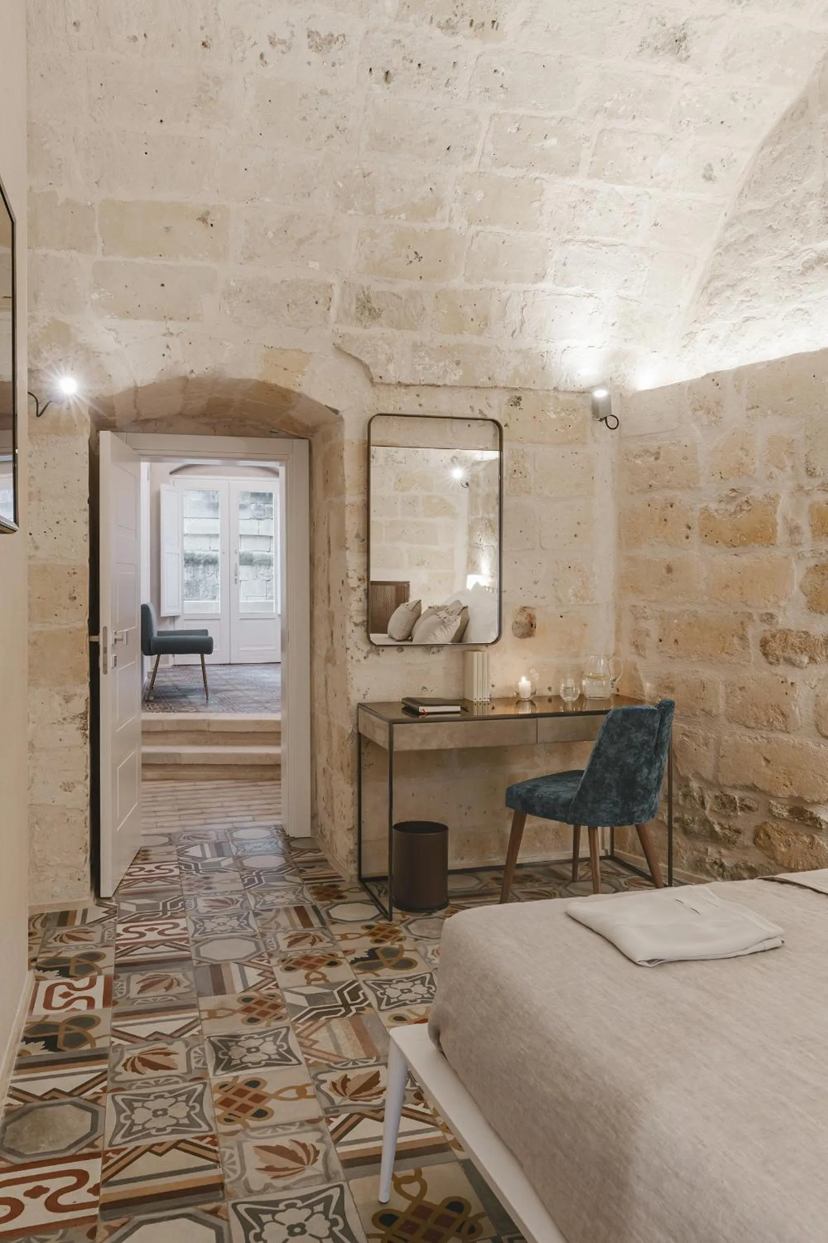 Photo of the whole room, Bed in Cenobio Hotel & SPA Matera