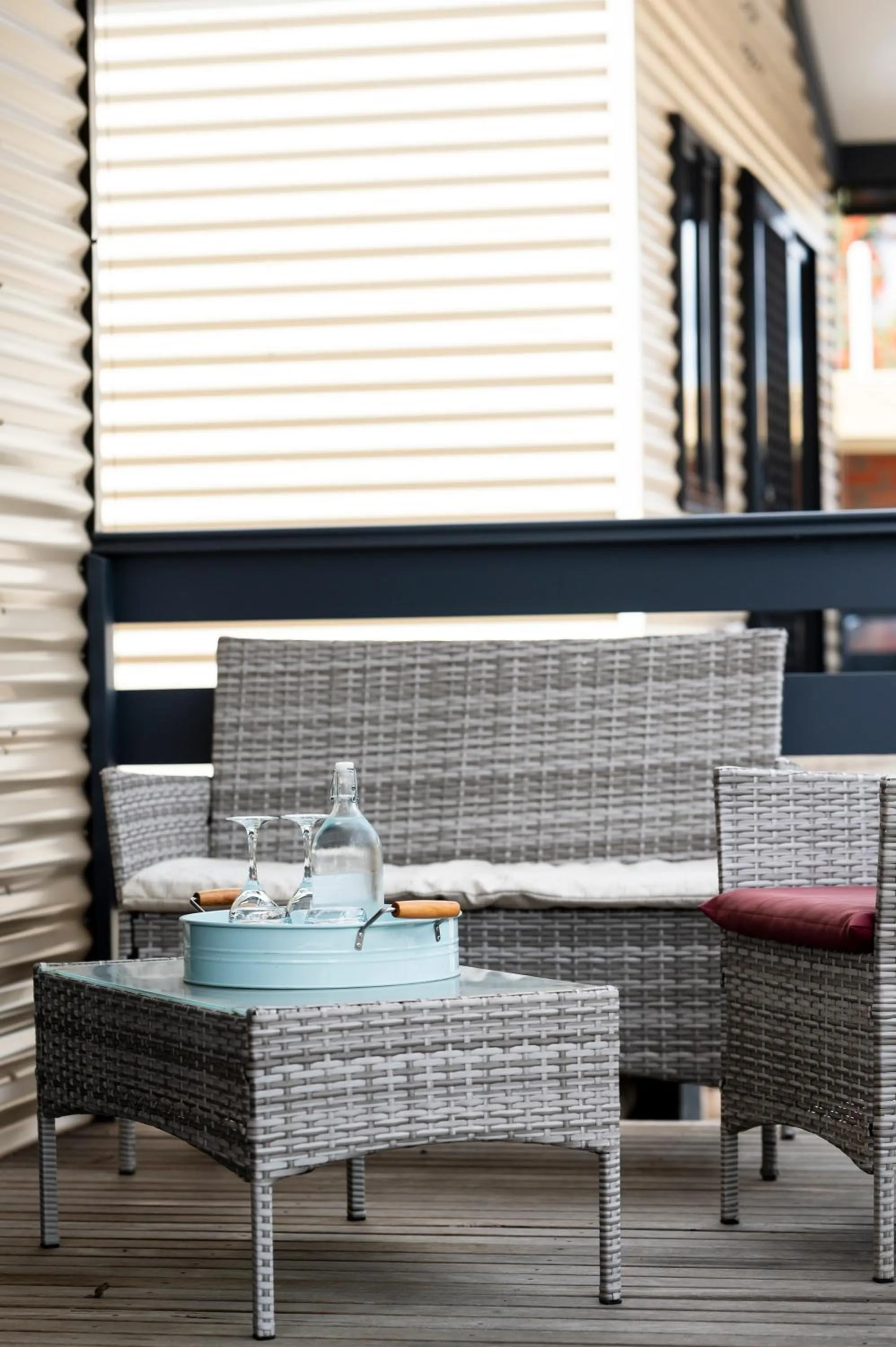 Balcony/Terrace in Golden Country Motel and Caravan Park