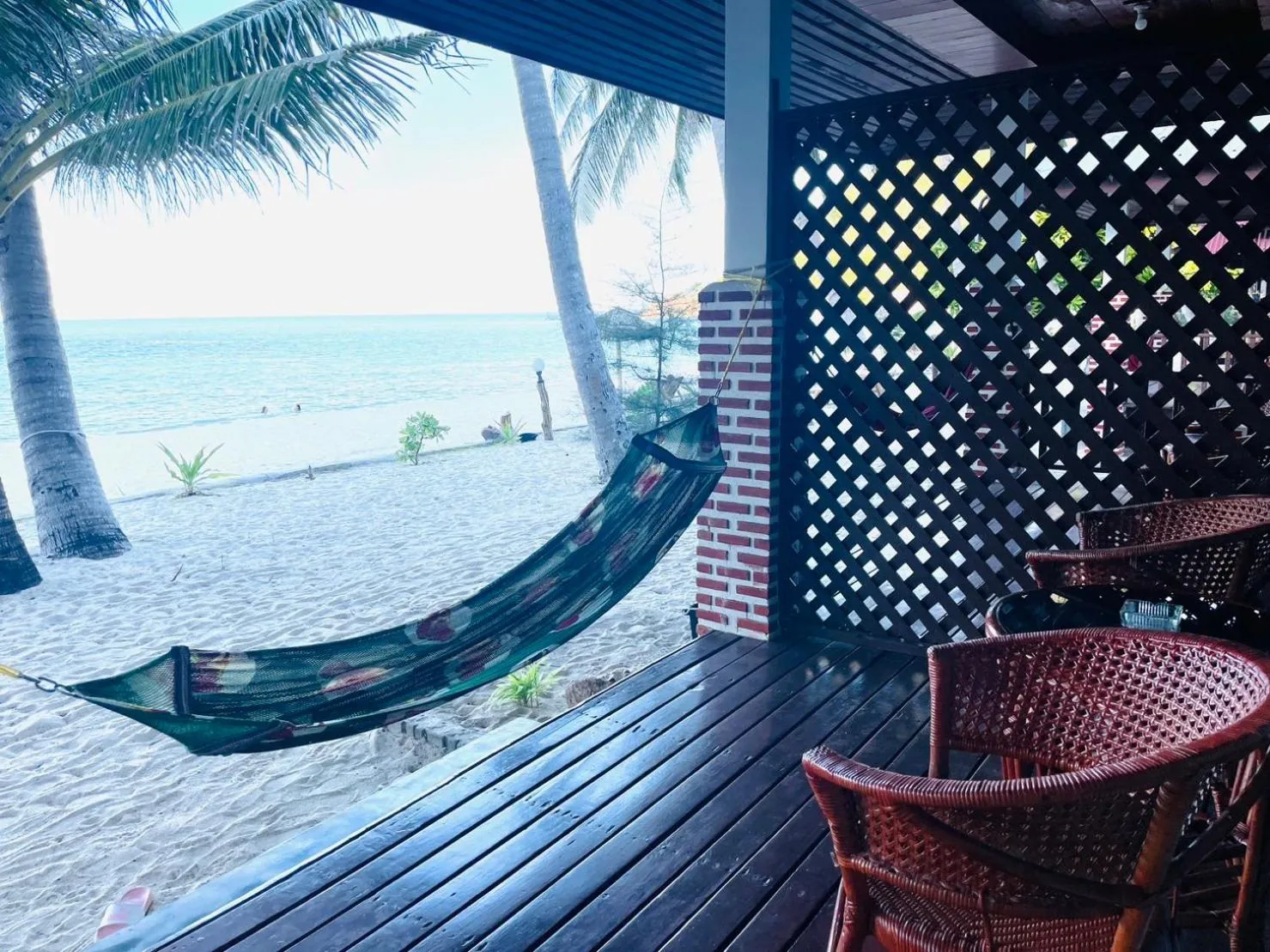 Inner courtyard view in Bottle Beach 1 Resort