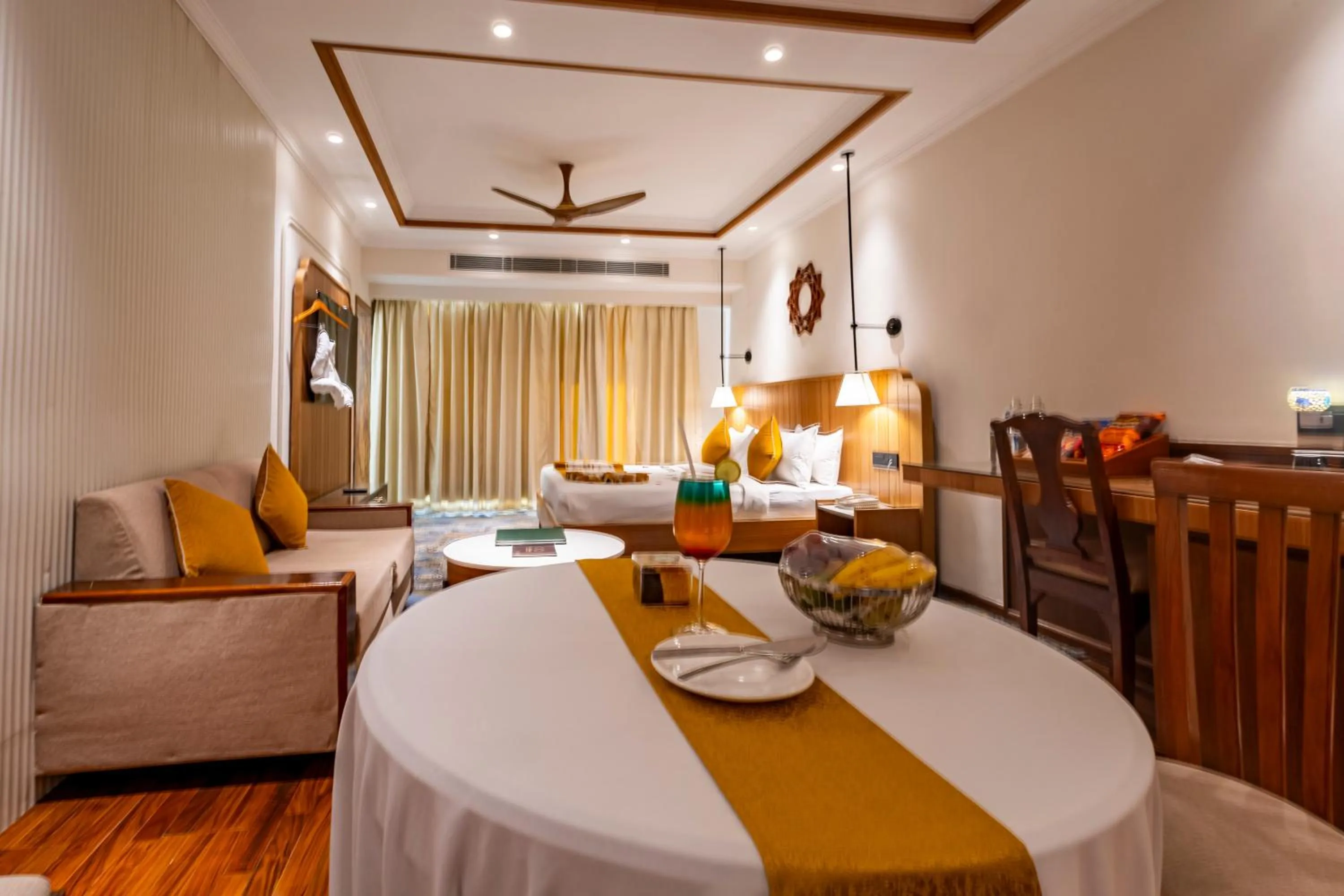 Bed in Divine Resort & Spa