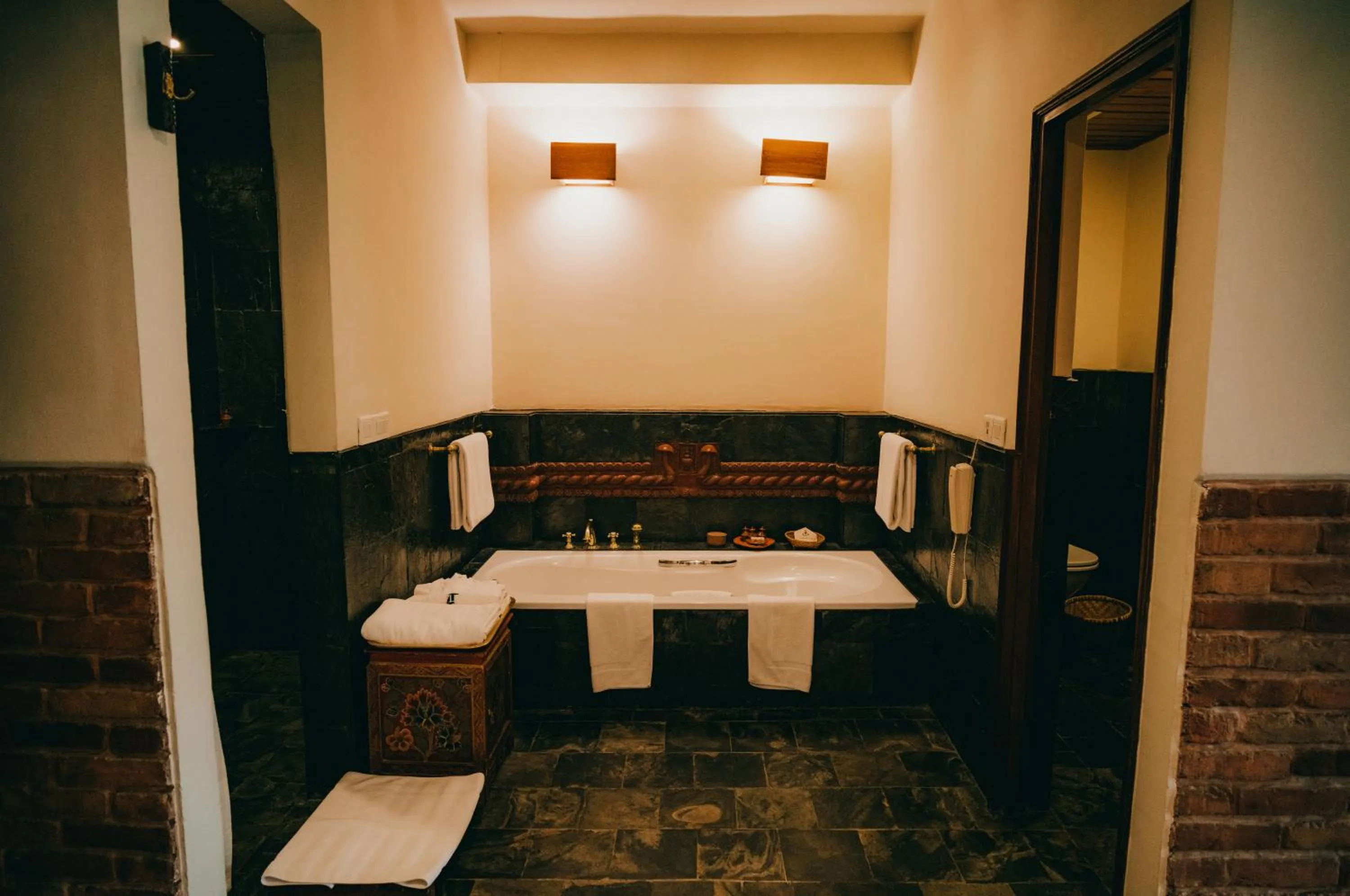 Bathroom in The Dwarika's