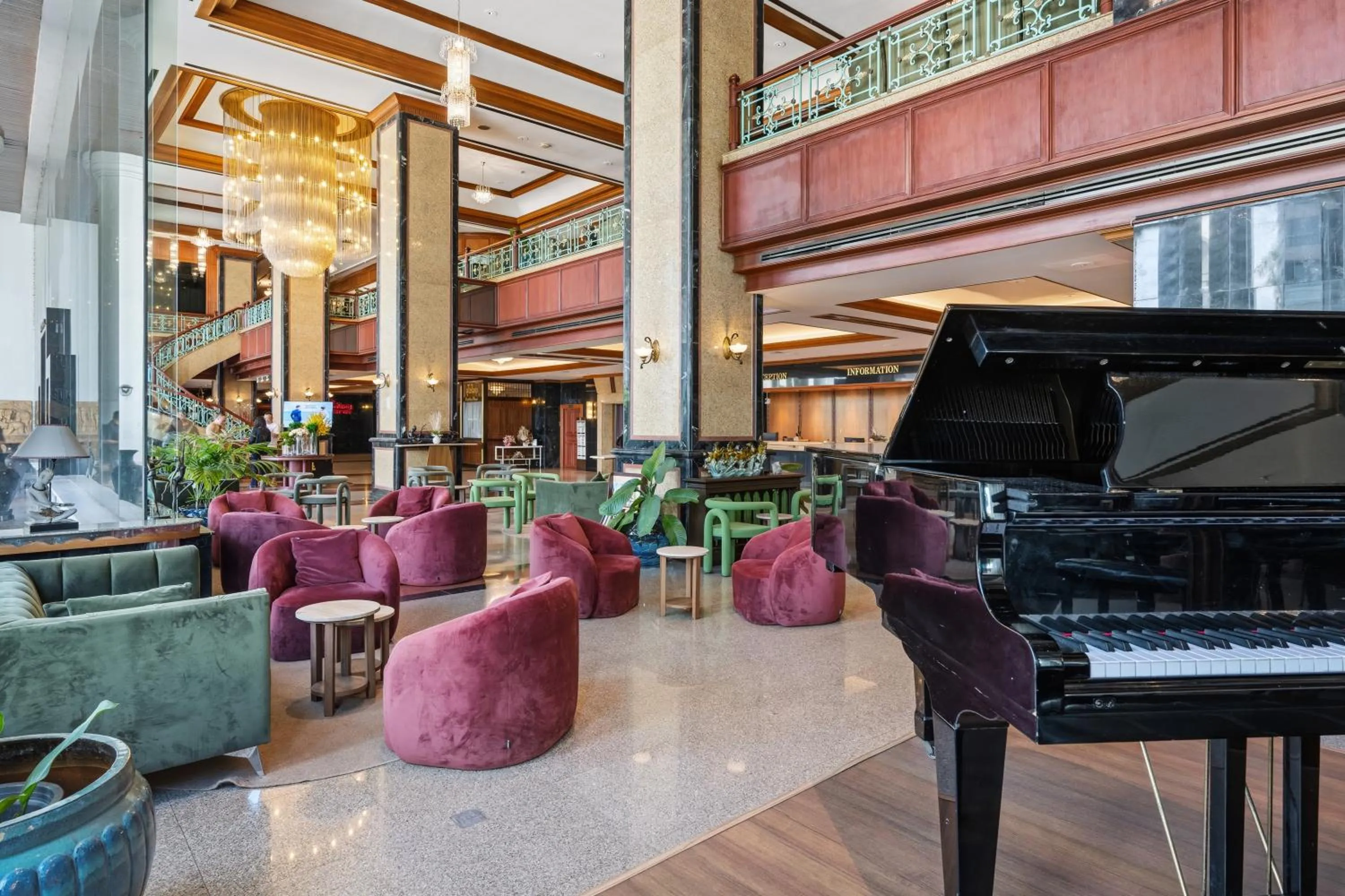 Lobby or reception in Town in Town Hotel Bangkok