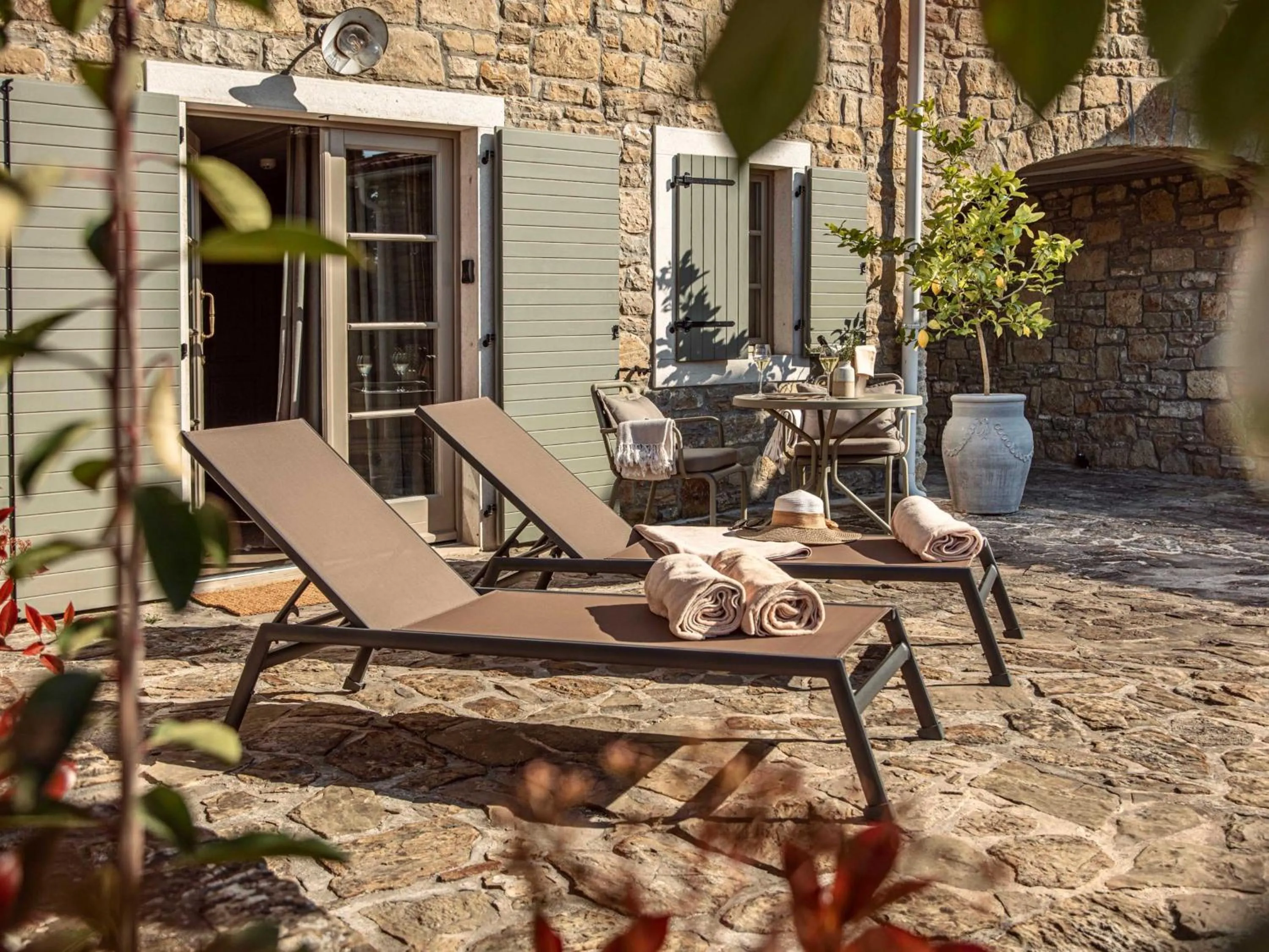 Patio in San Canzian Hotel & Residences - Small Luxury Hotels of the World