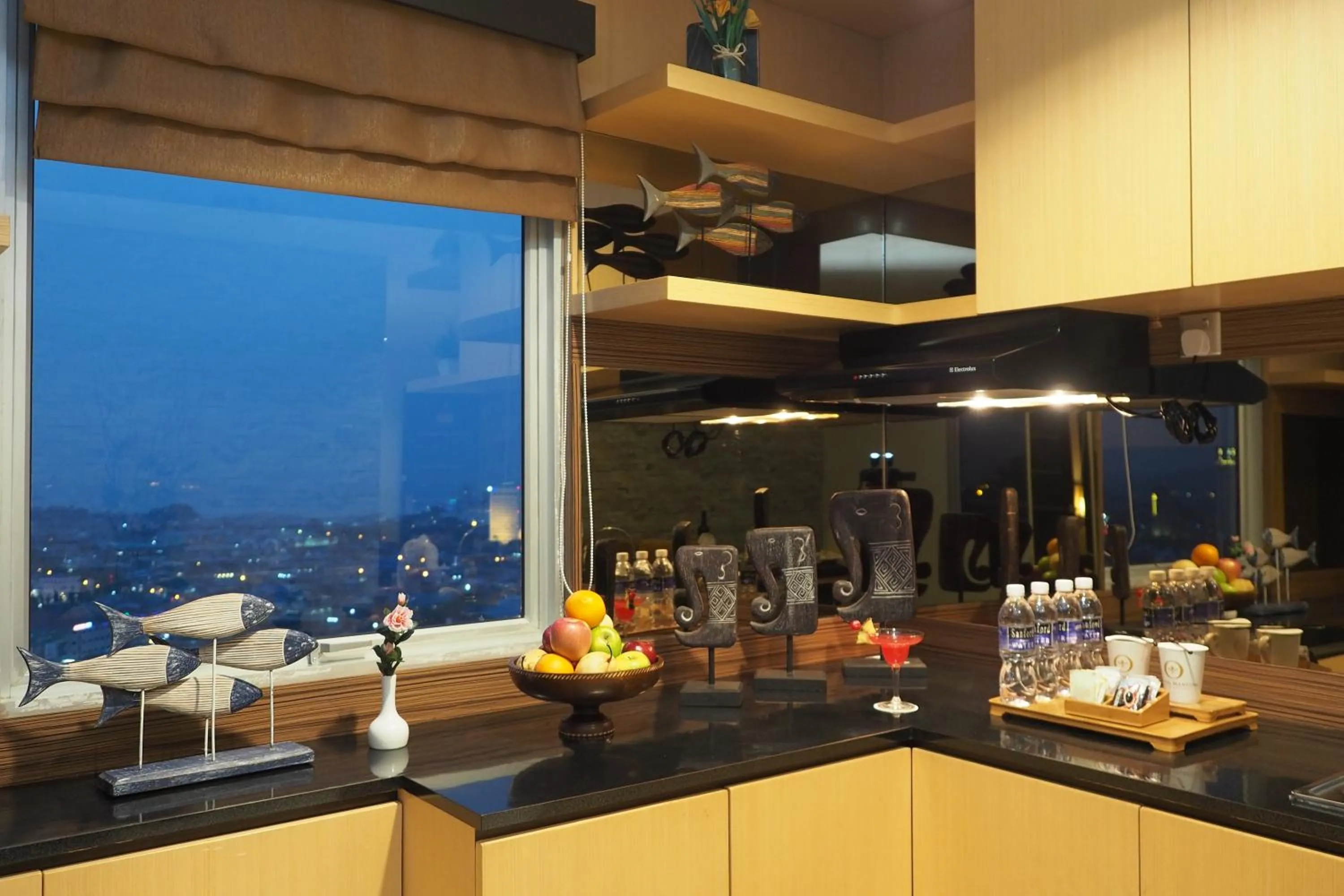Kitchen or kitchenette in Nagoya Mansion Hotel and Residence