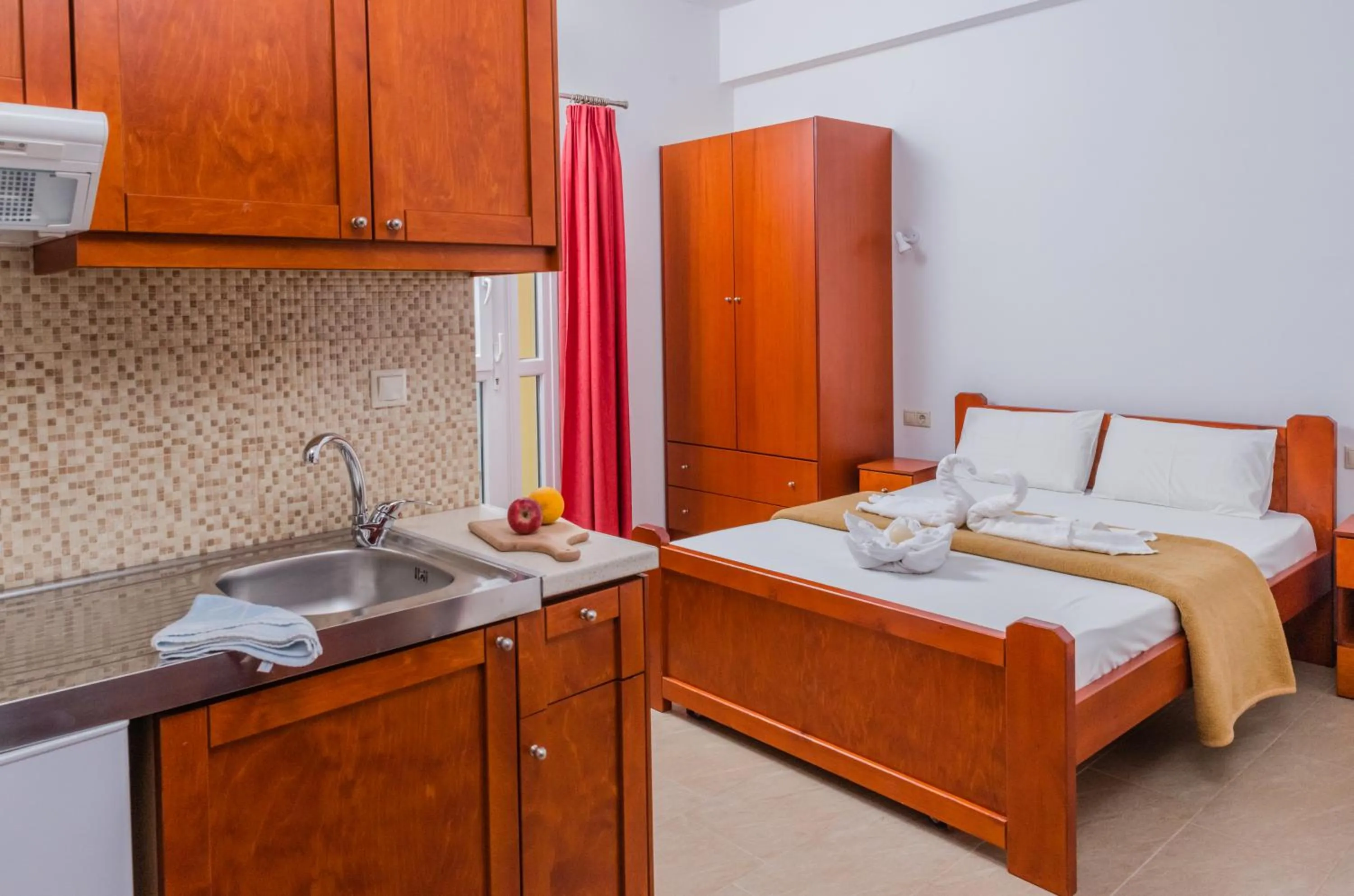 Kitchen or kitchenette in Arsinoi Studios and Apartments