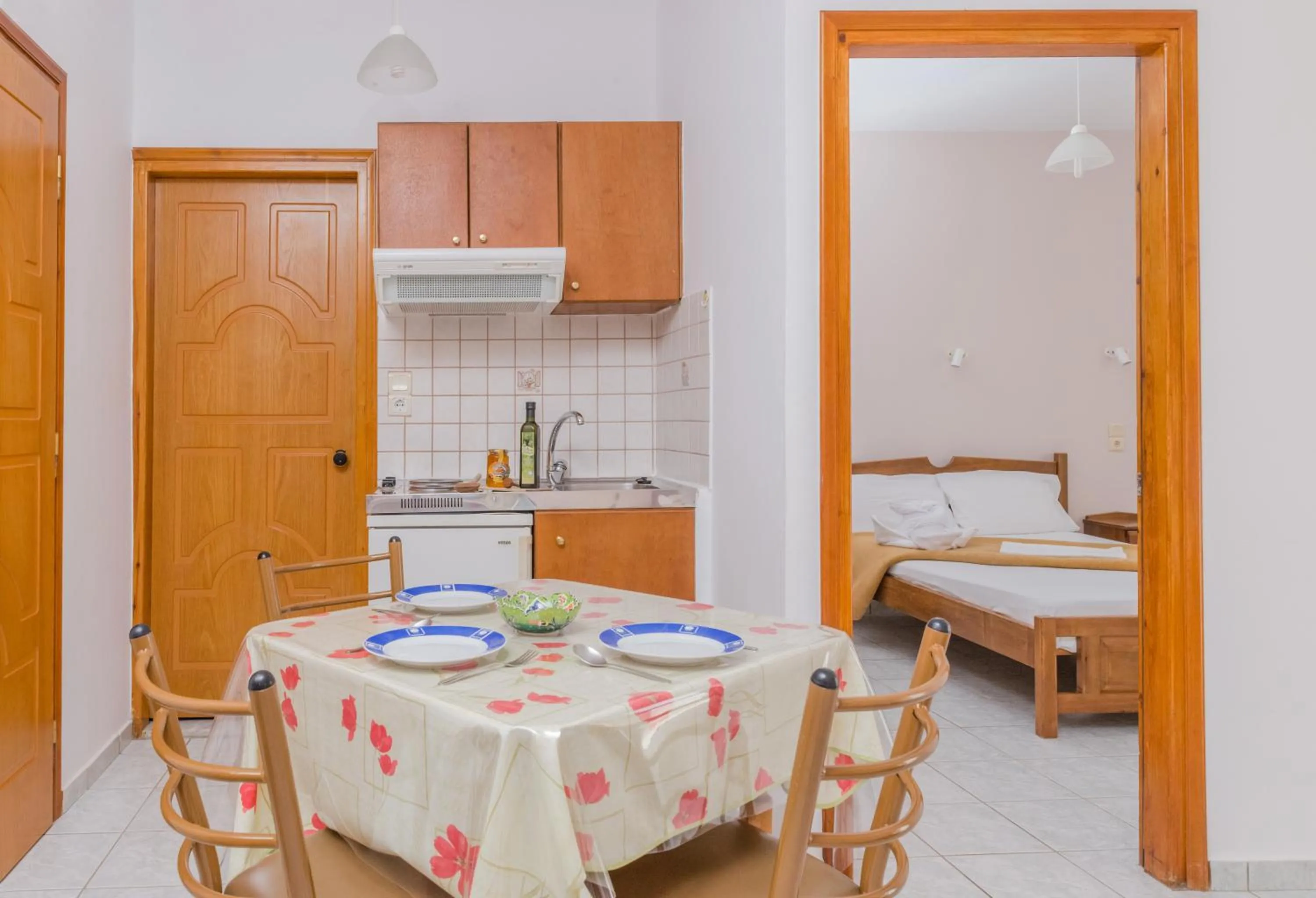 Kitchen or kitchenette in Arsinoi Studios and Apartments