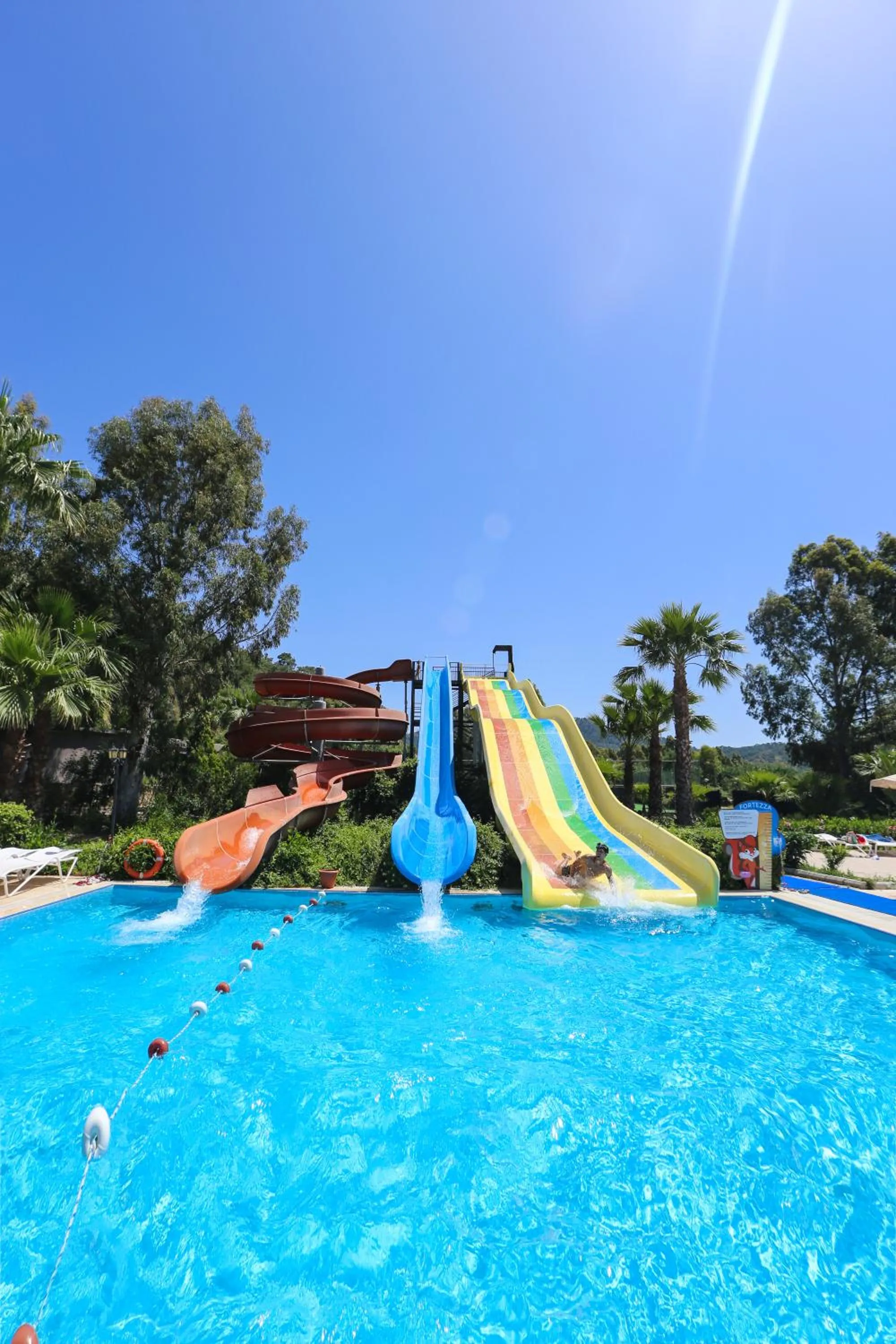Aqua park in Fortezza Beach Resort