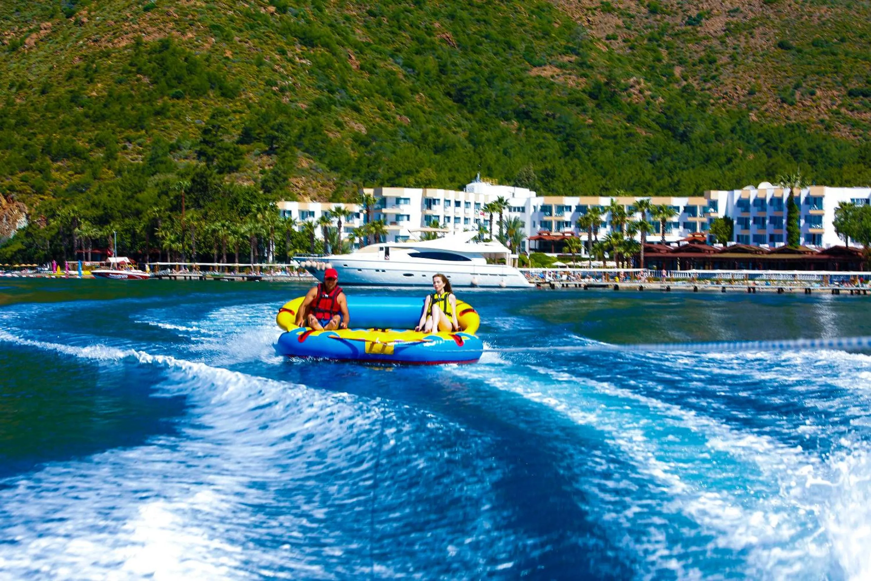 Aqua park in Fortezza Beach Resort