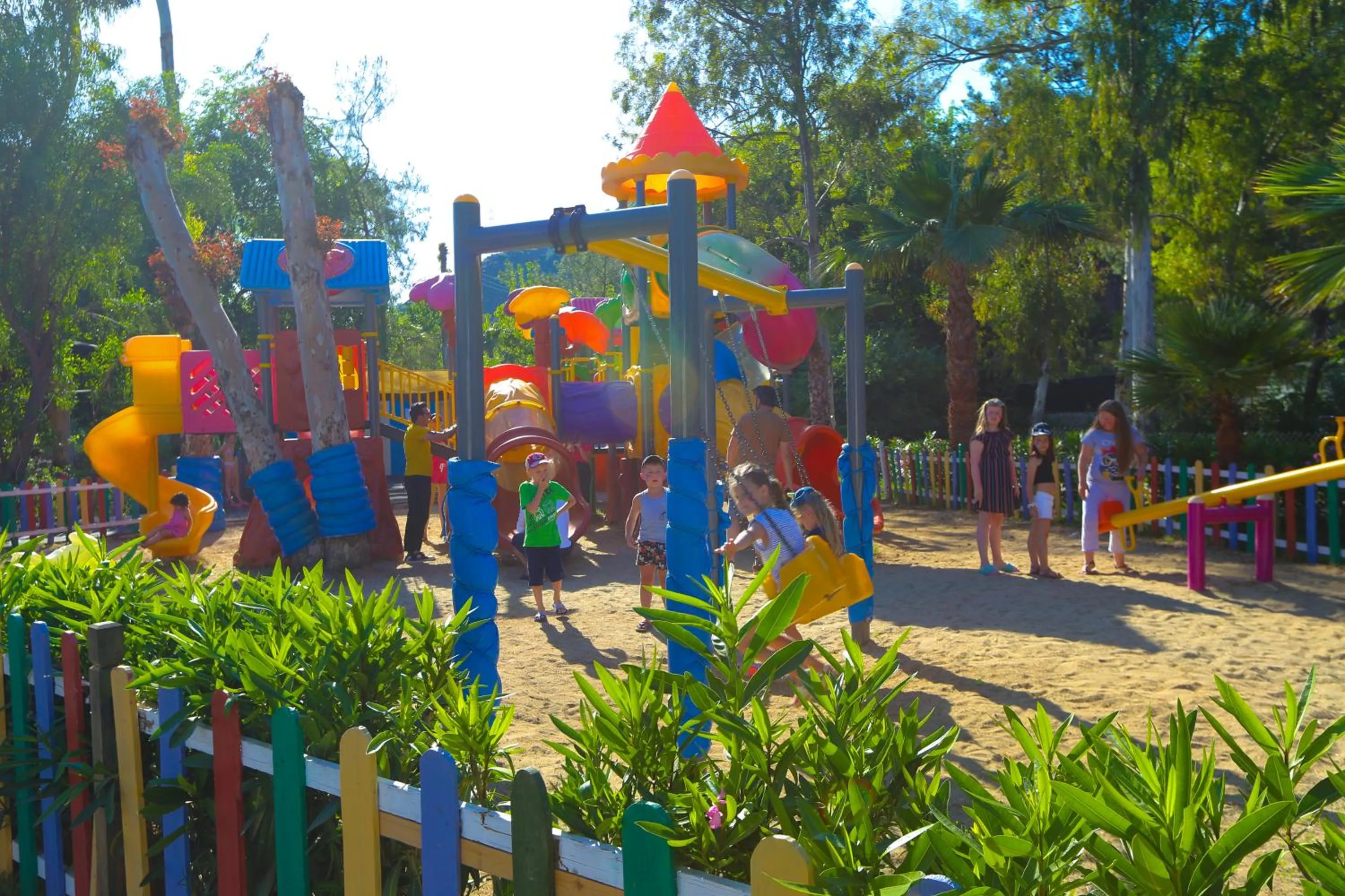 Children play ground in Fortezza Beach Resort