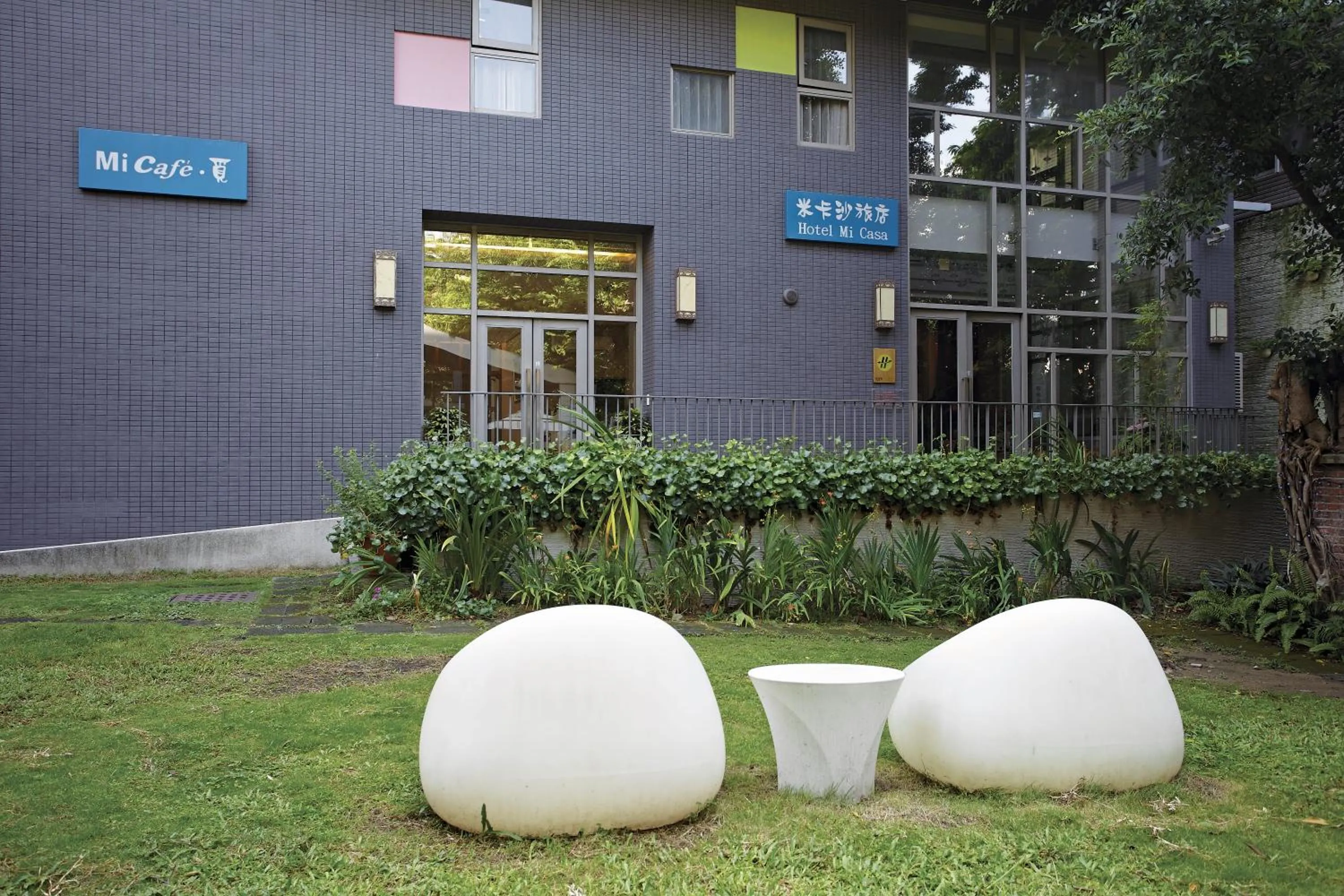 Garden view in Micasa Hotel