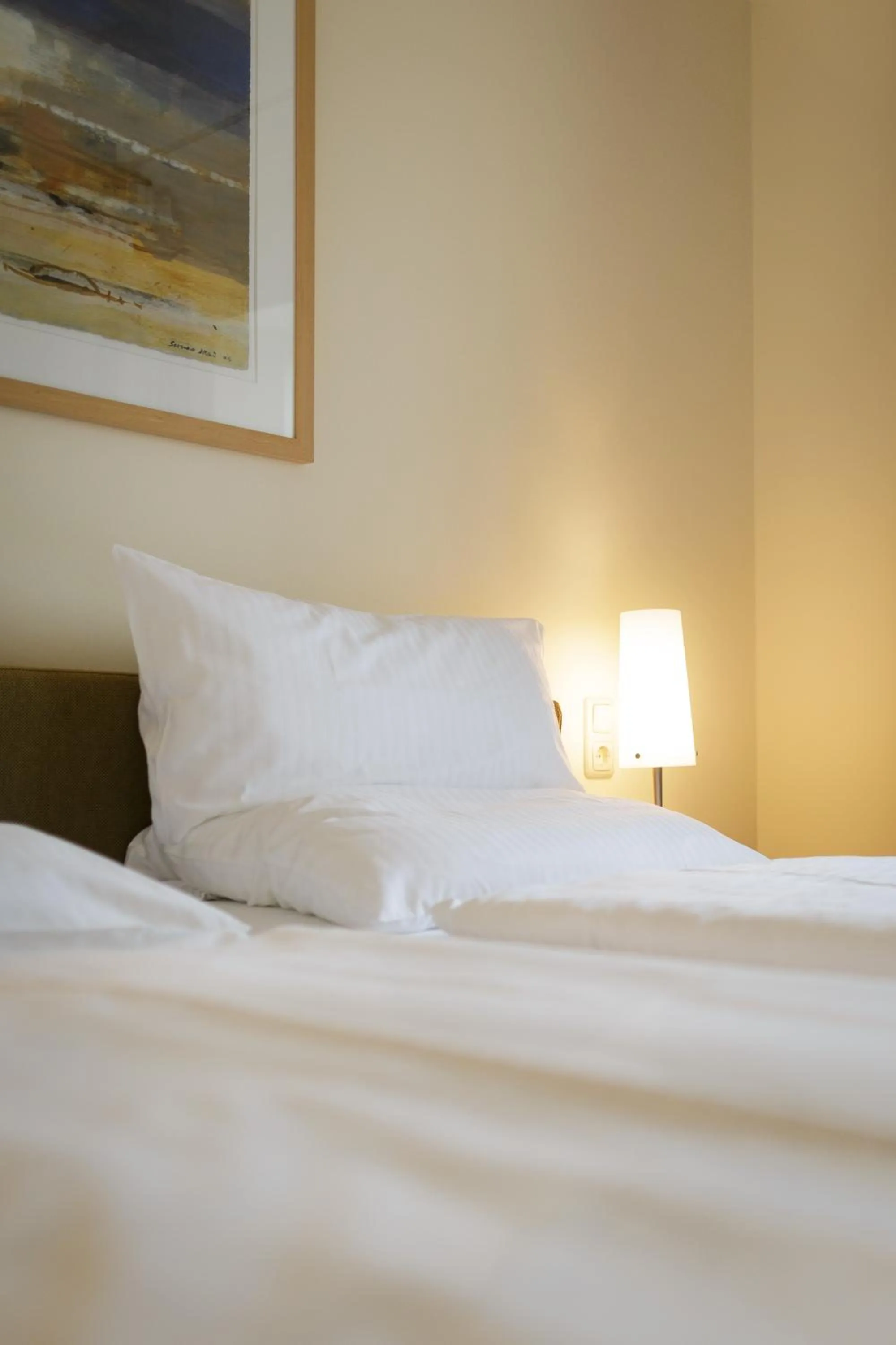 Bed in Appartementhaus Lüüvhoog