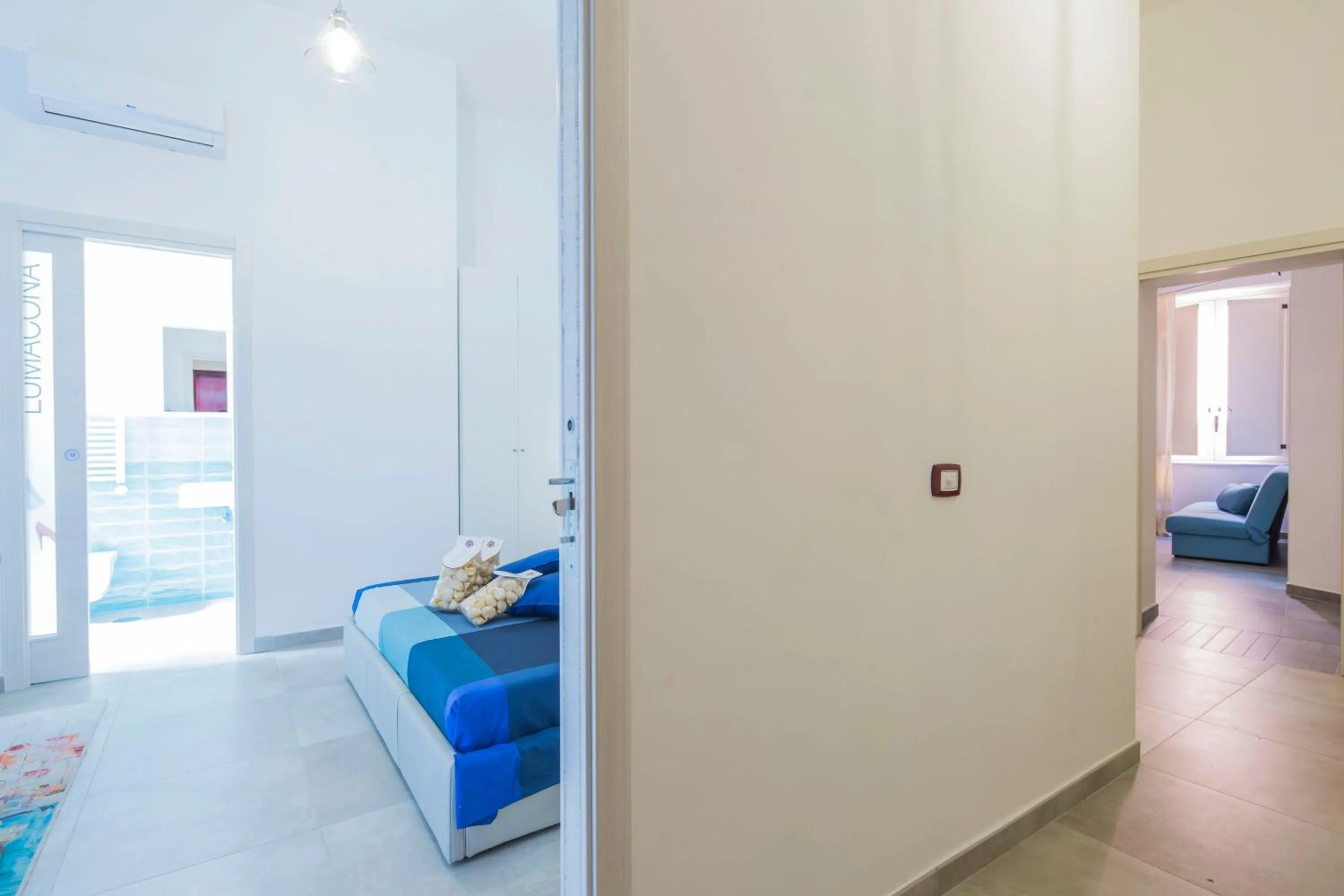 Bed in b&b Pasta Cuomo