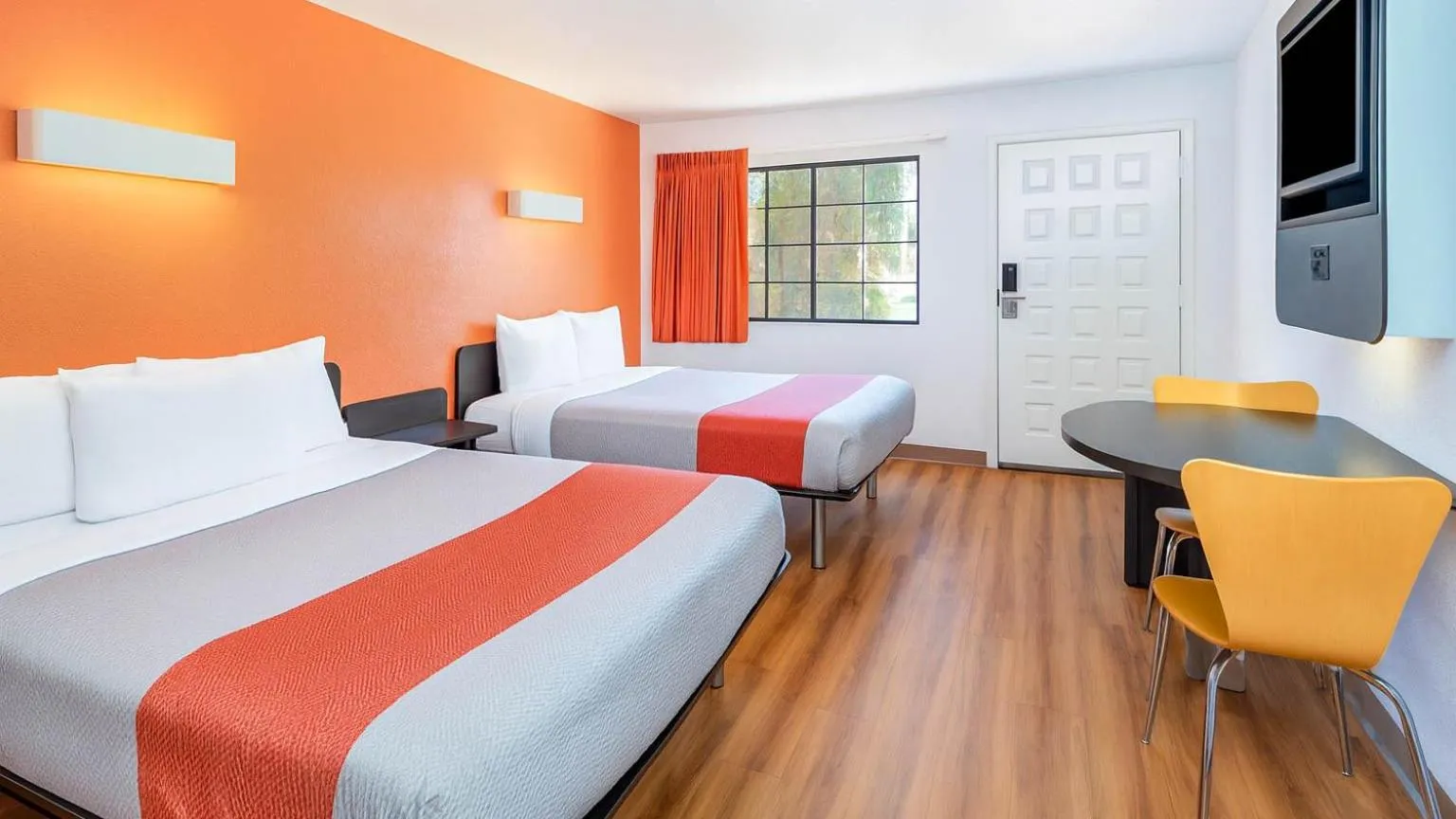 Bed in Motel 6-Carlsbad, CA Beach