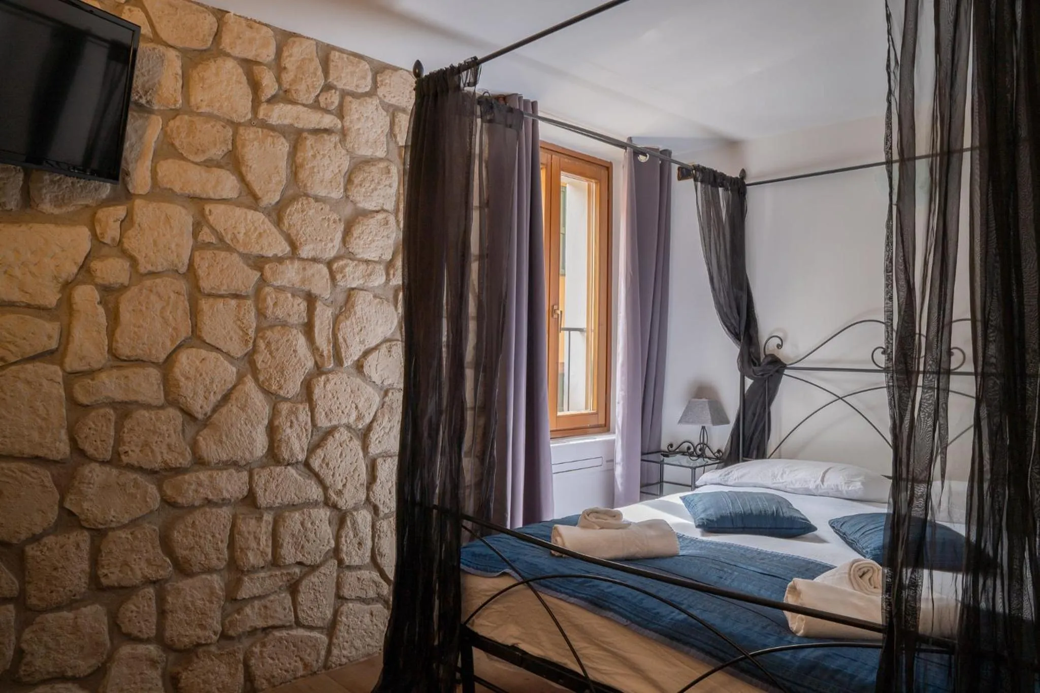 Bedroom, Bed in Casa Canarino