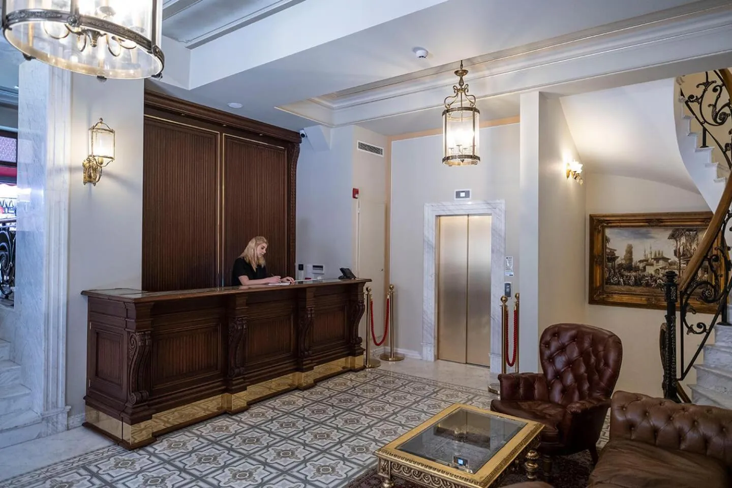 Lobby or reception in Ortaköy Hotel