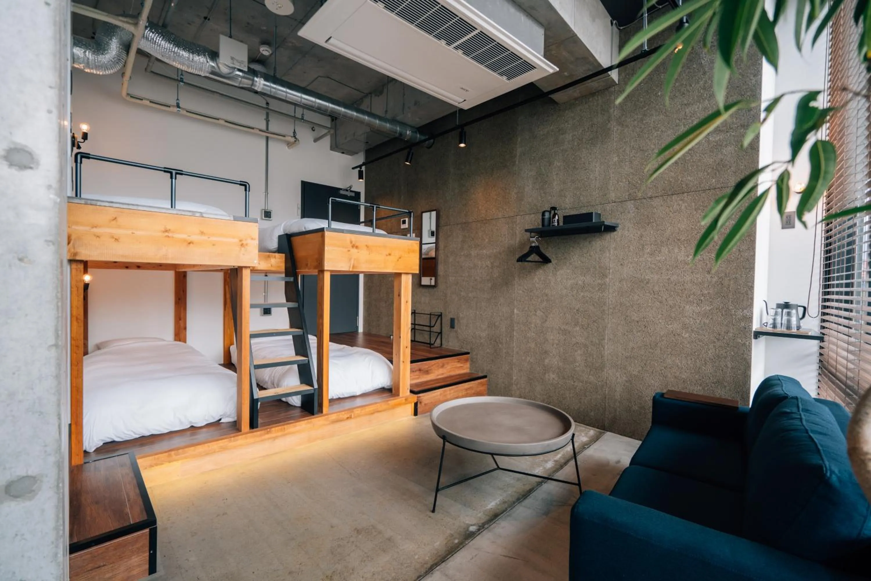 Seating area in ZONK HOTEL Nakasu-Deaibashi