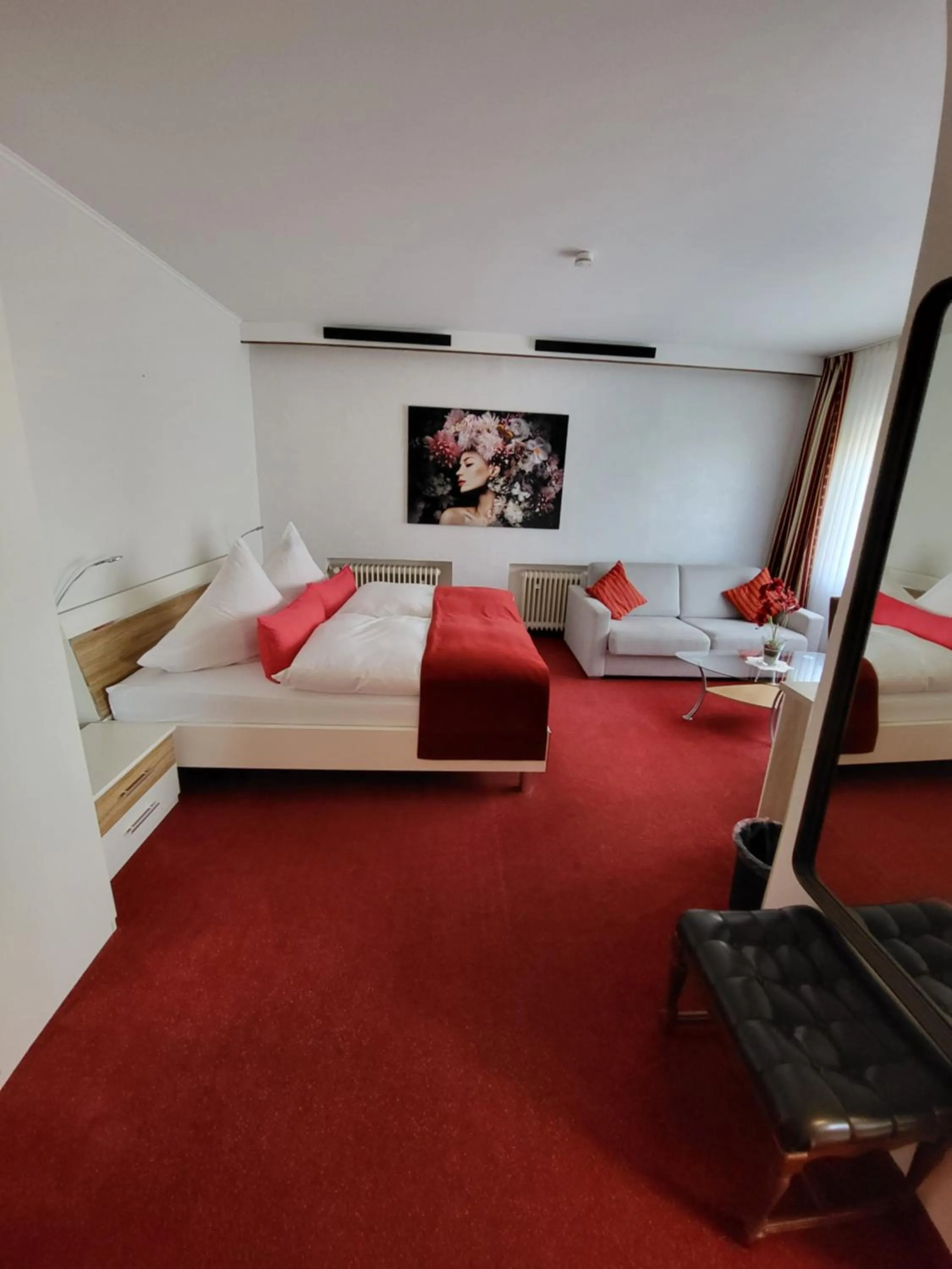 Photo of the whole room, Bed in Hotel Haus am Rieth