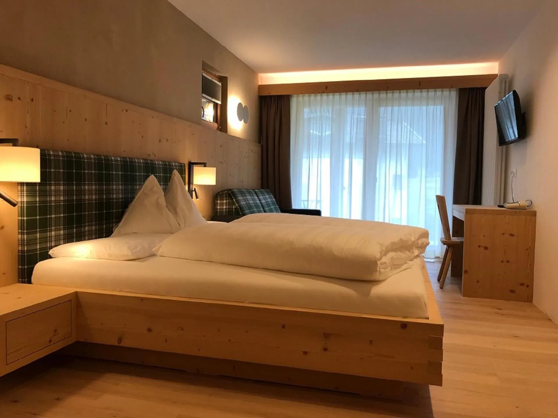 Bed in Hotel Schoenblick