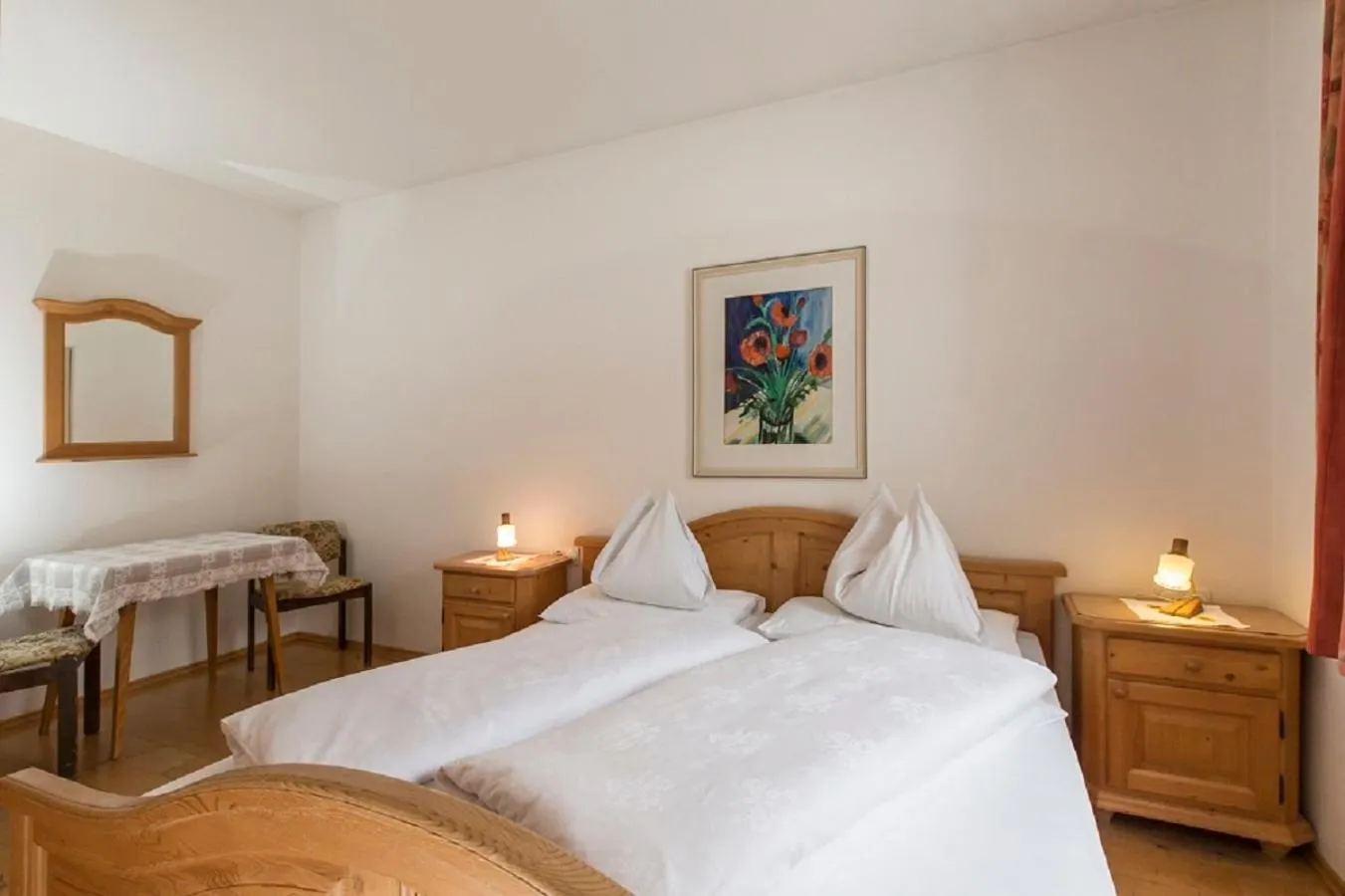 Bed in Hotel Schoenblick