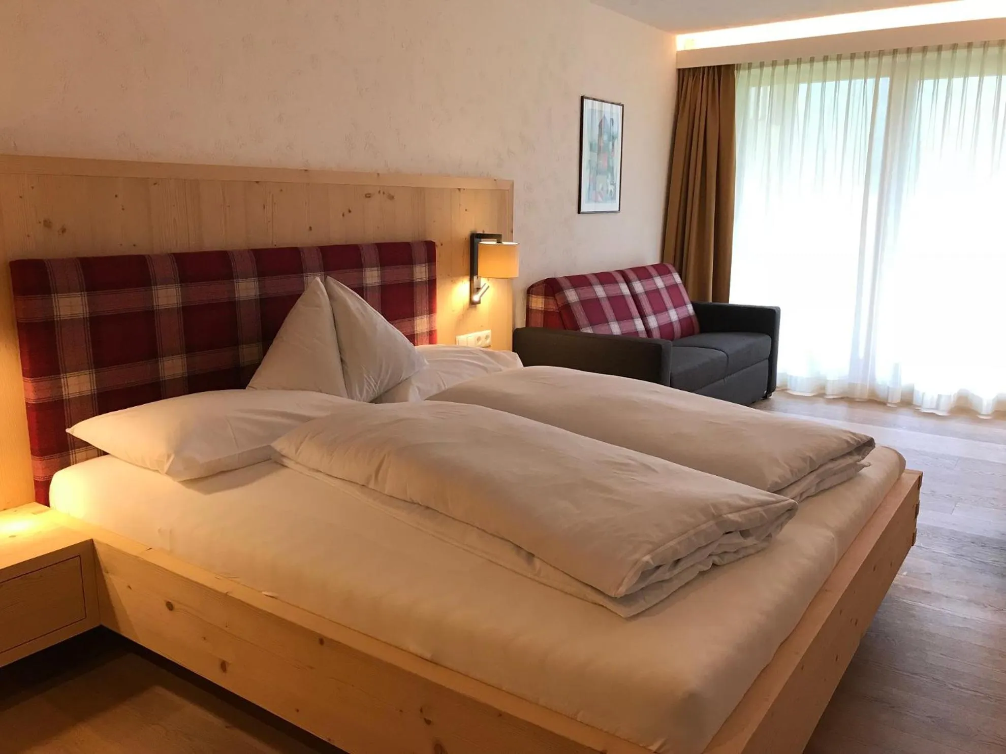 Bed in Hotel Schoenblick