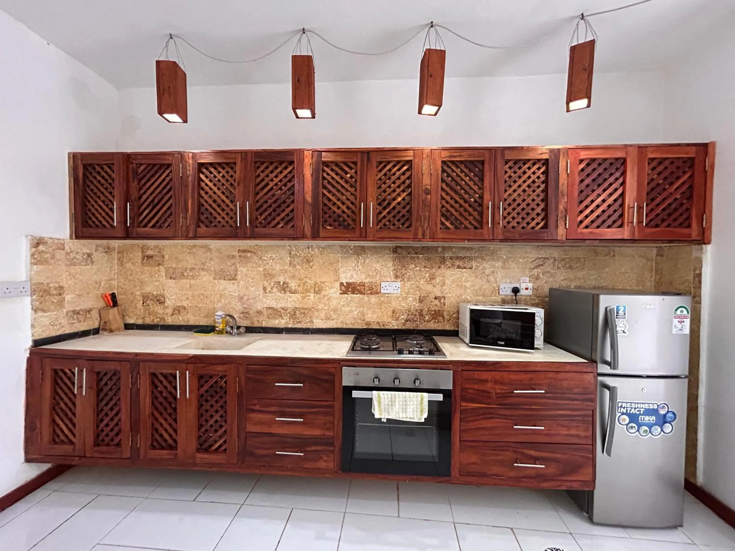 Kitchen or kitchenette in Aqua Resort