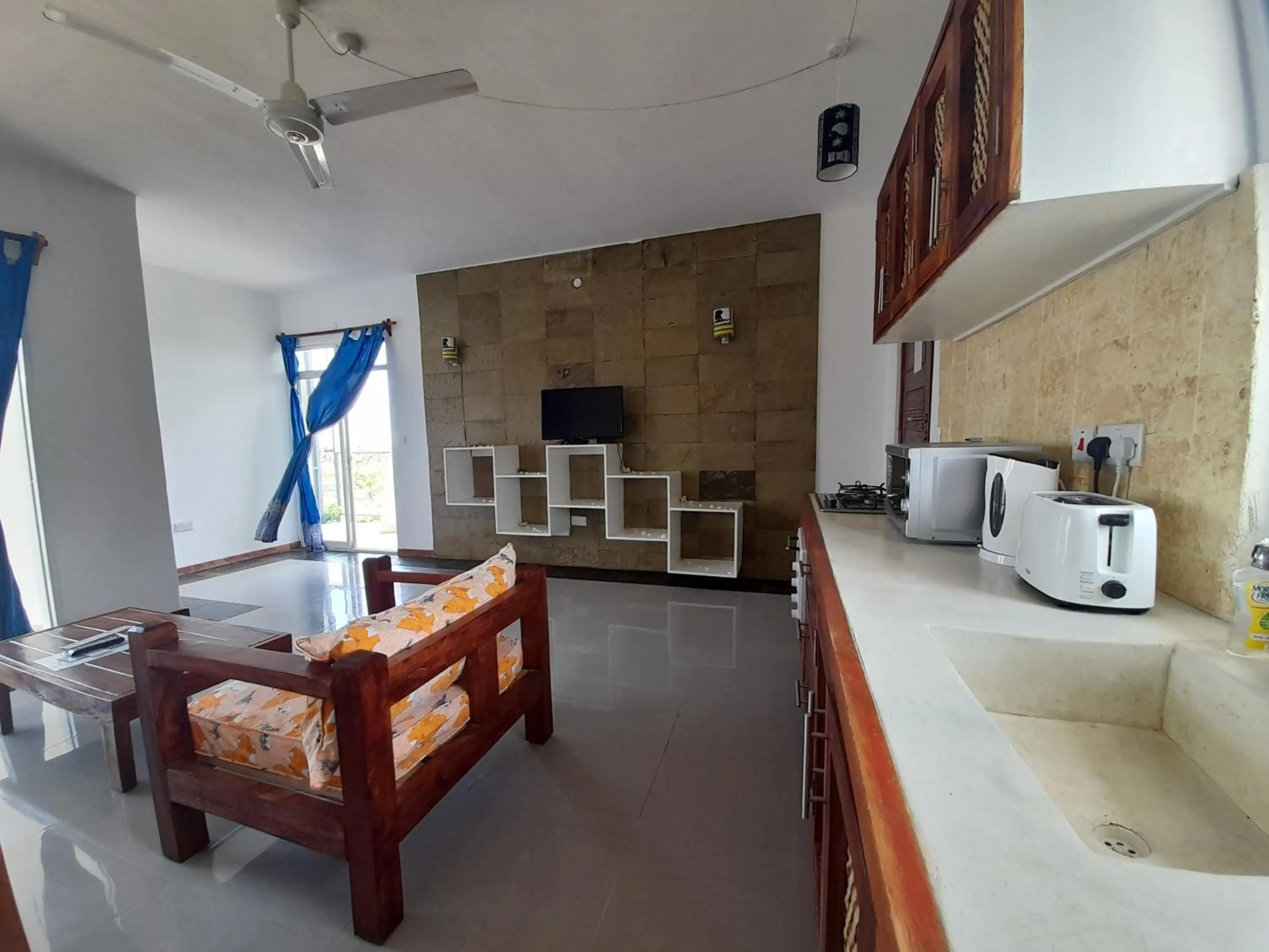 Kitchen or kitchenette in Aqua Resort