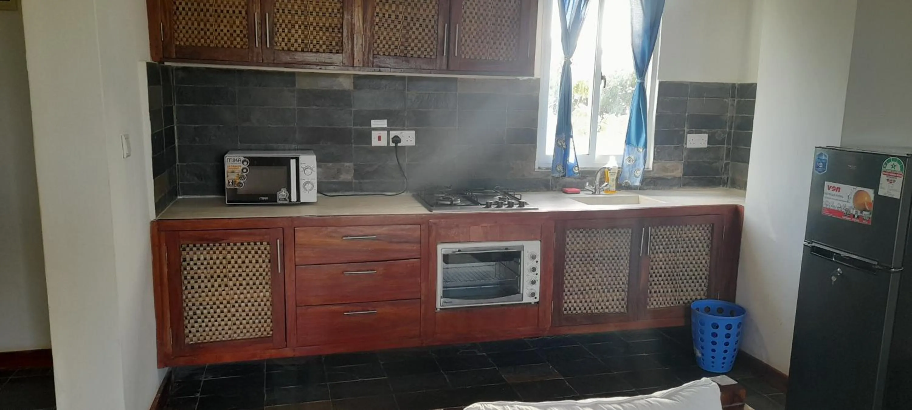 Kitchen or kitchenette in Aqua Resort