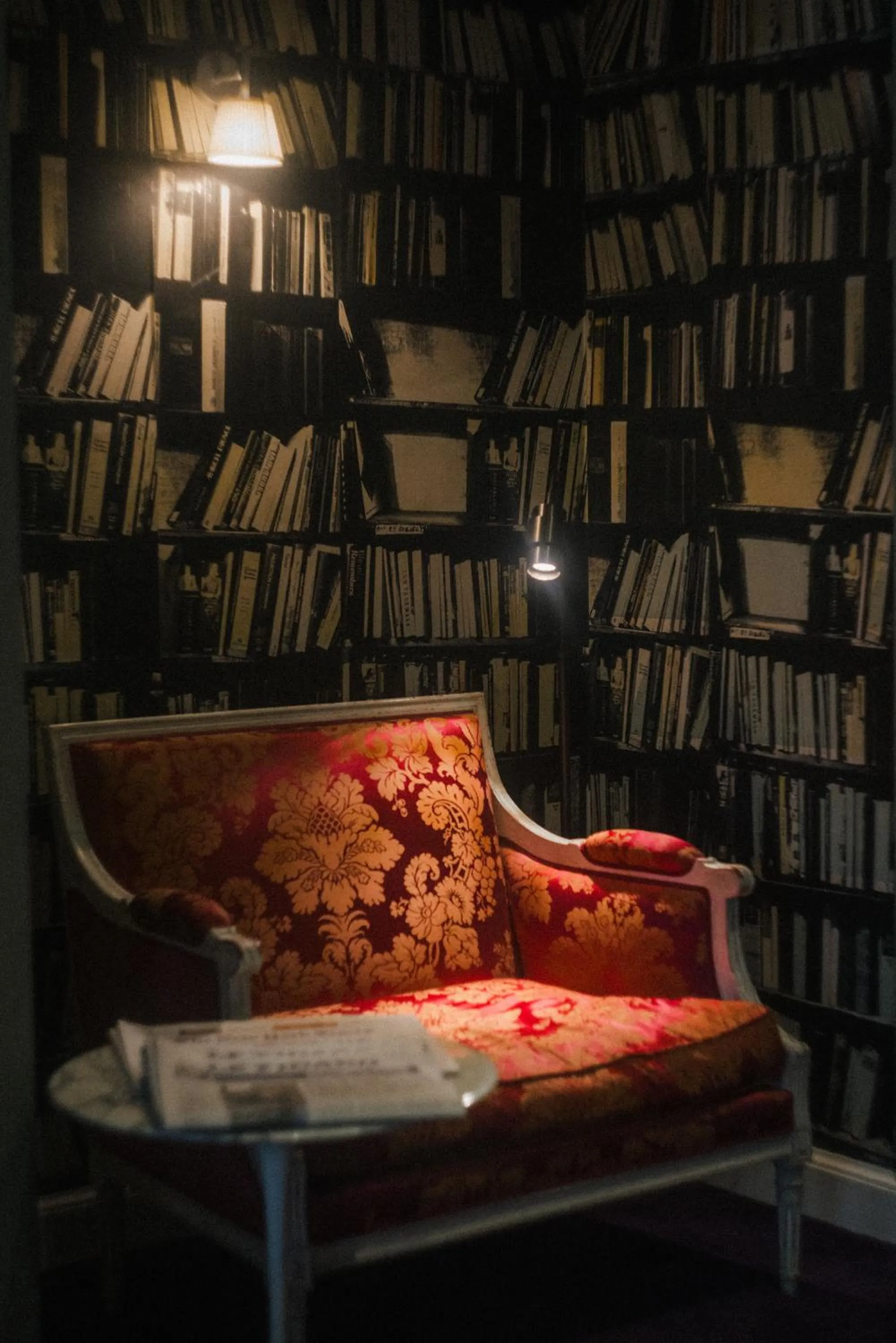 Lobby or reception in Hôtel du Petit Moulin, Haute Couture hotel by Lacroix