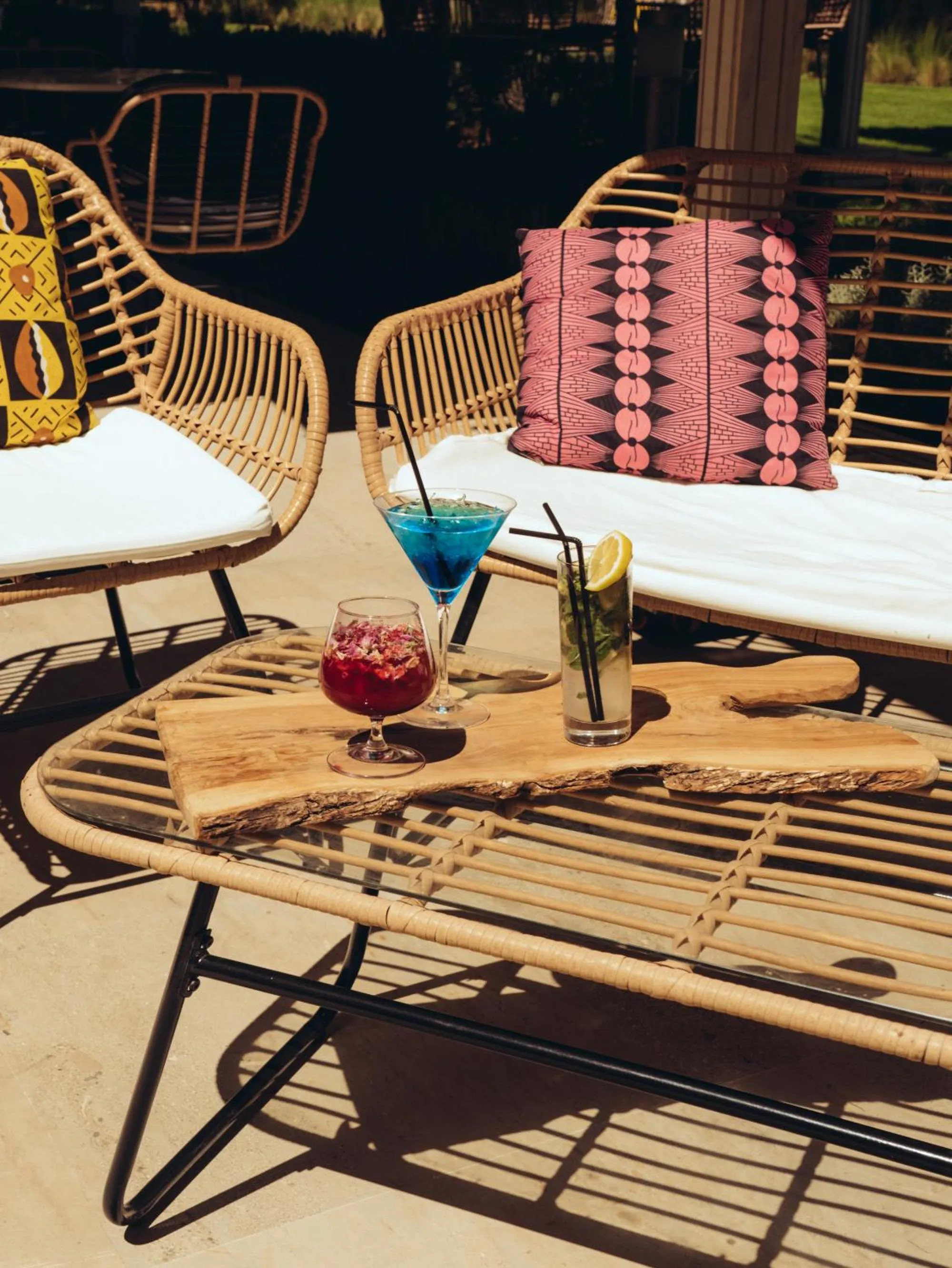 Patio in ONOMO Airport Casablanca