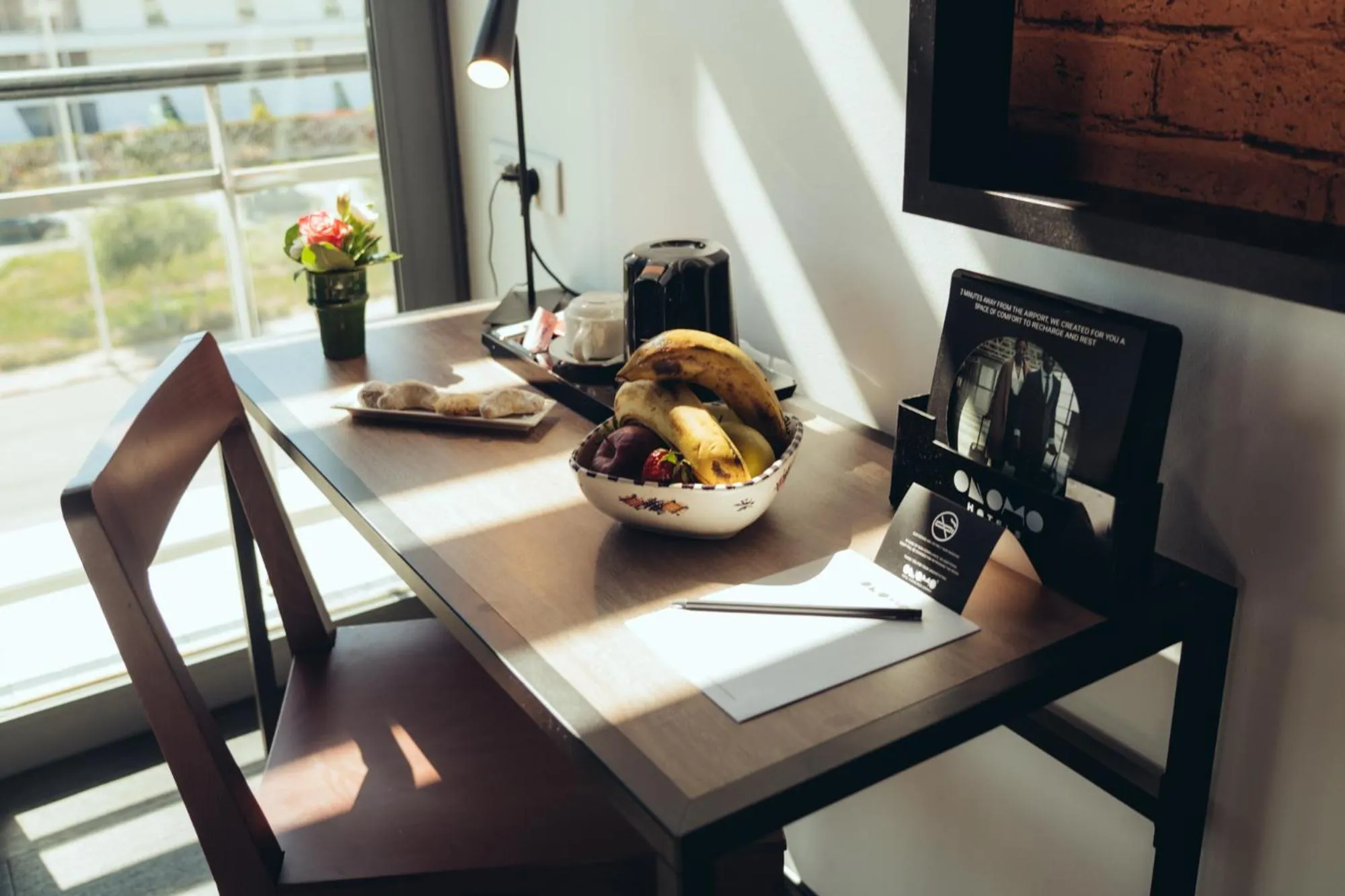 Seating area in ONOMO Airport Casablanca