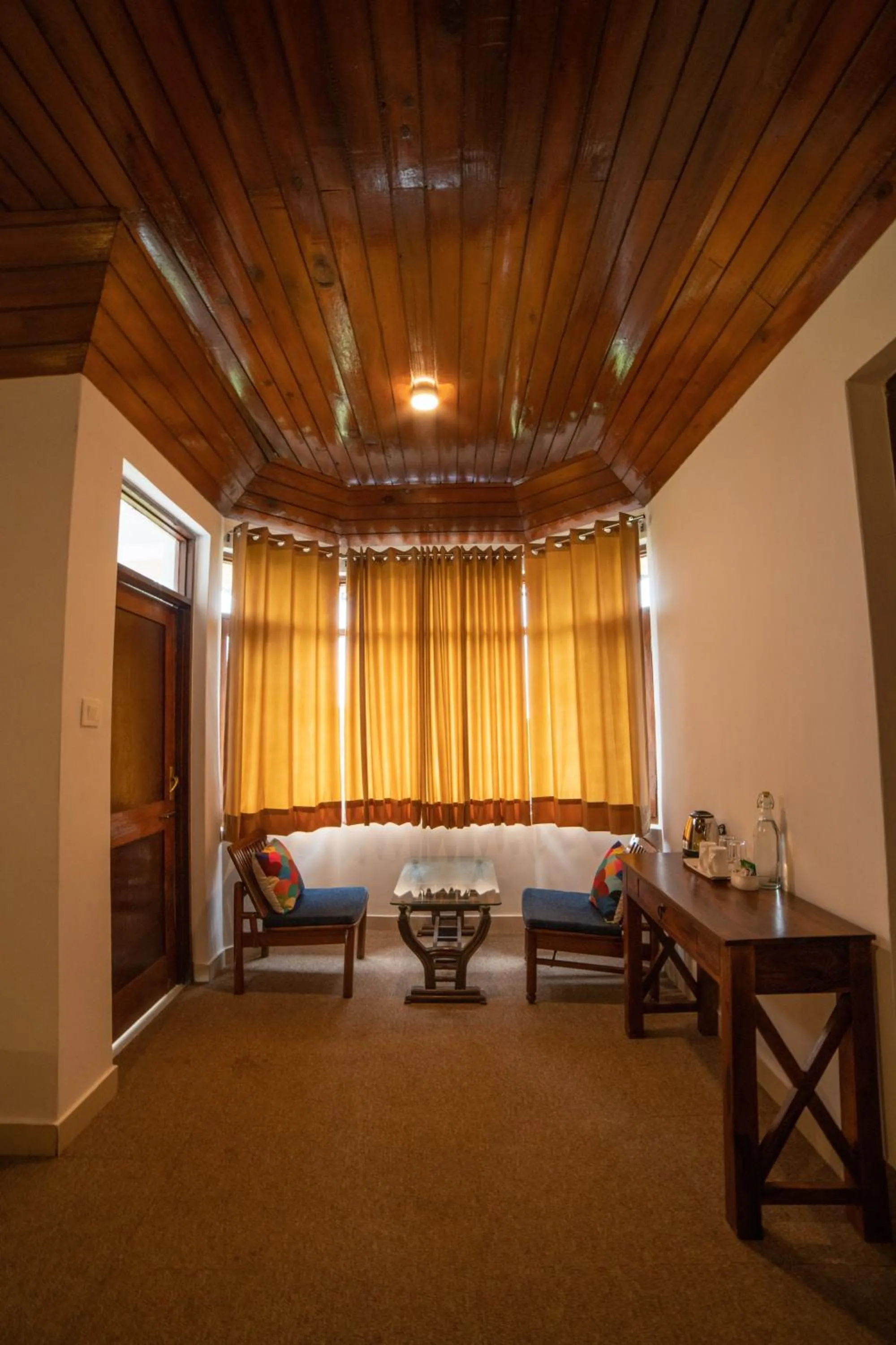 Seating area in Alt Life Stays - Dharamkot Mcleodganj