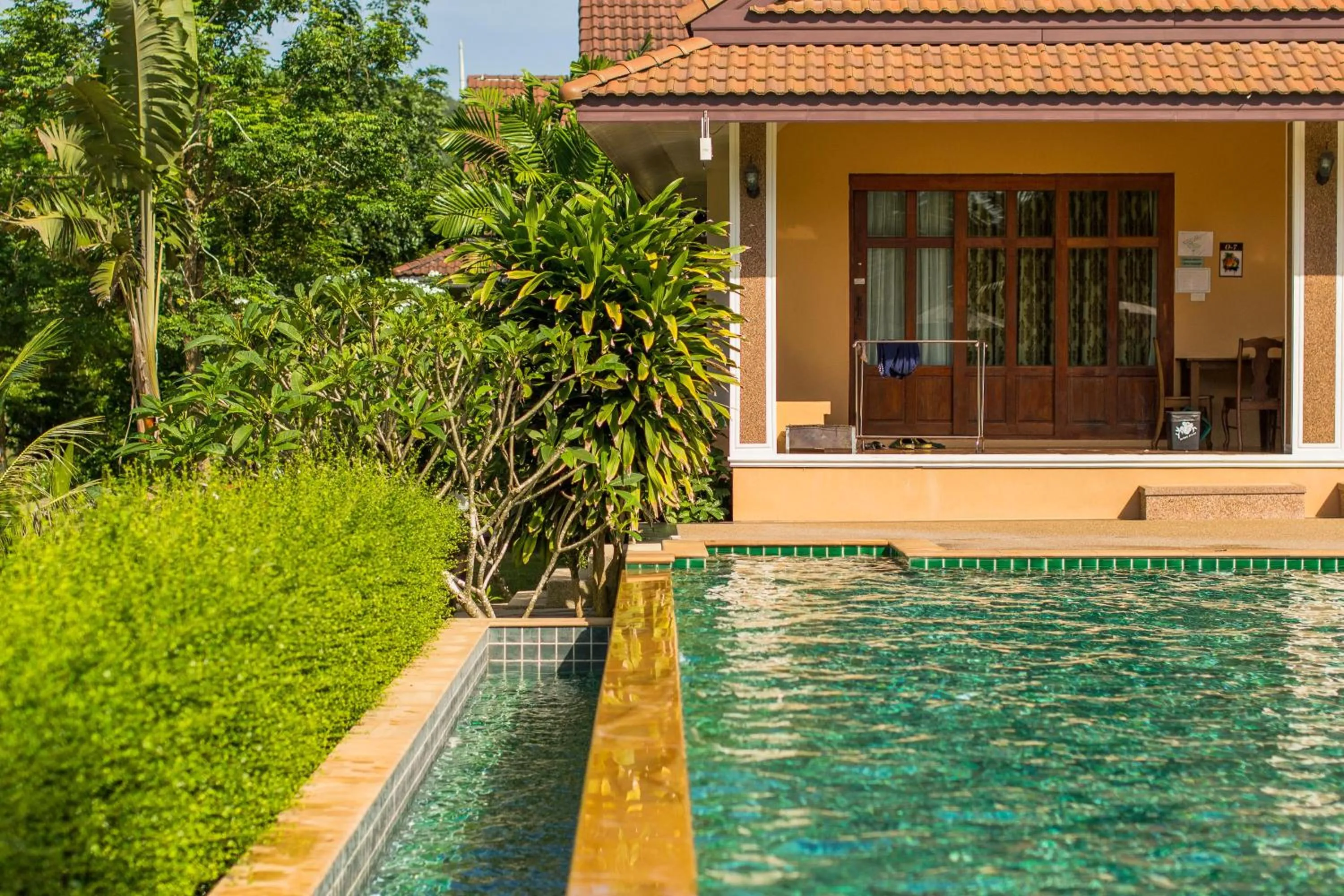 Pool view in Oscar Villa Aonang Krabi