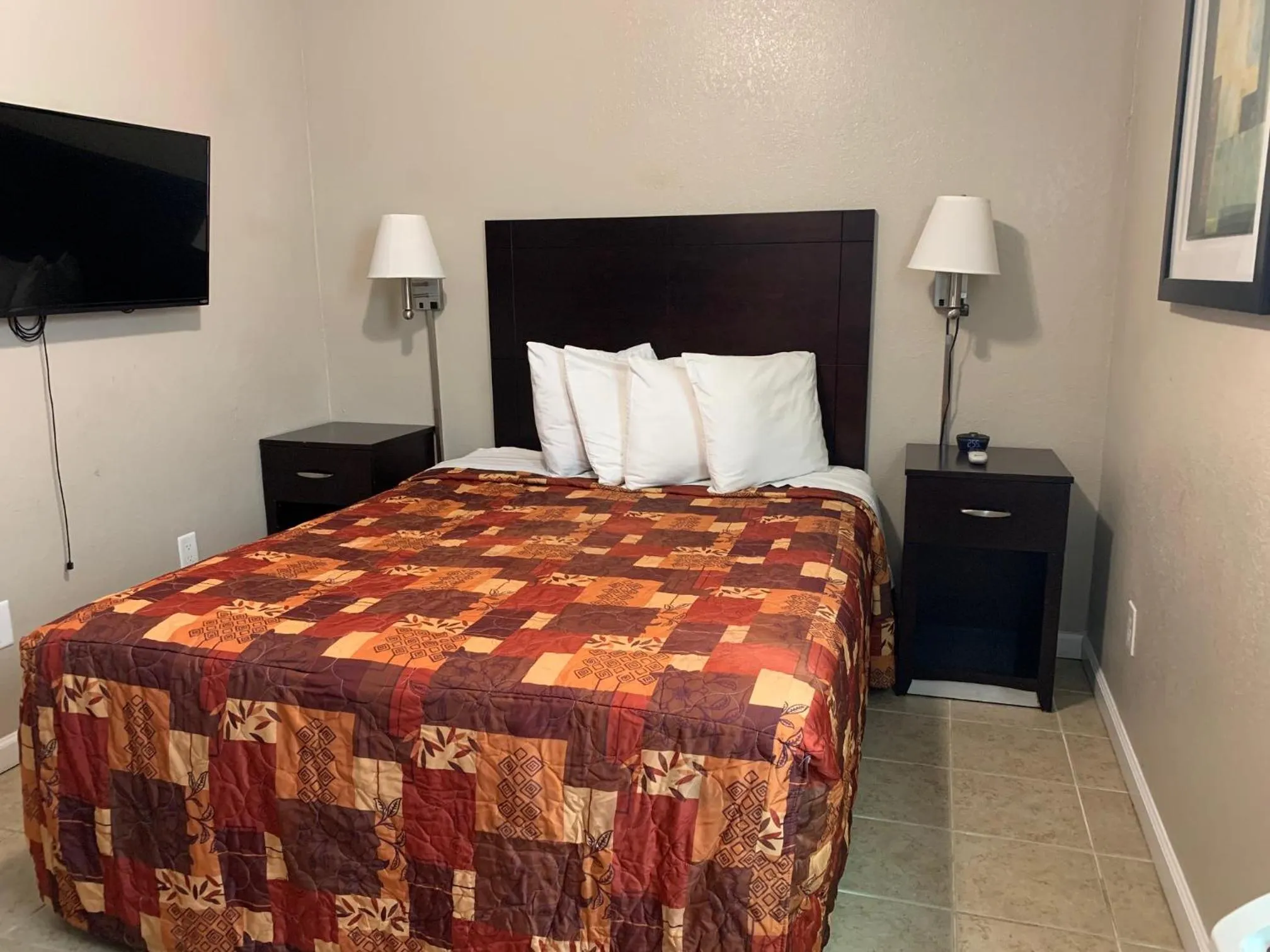 Bed in Sea Horse Inn and Cottages