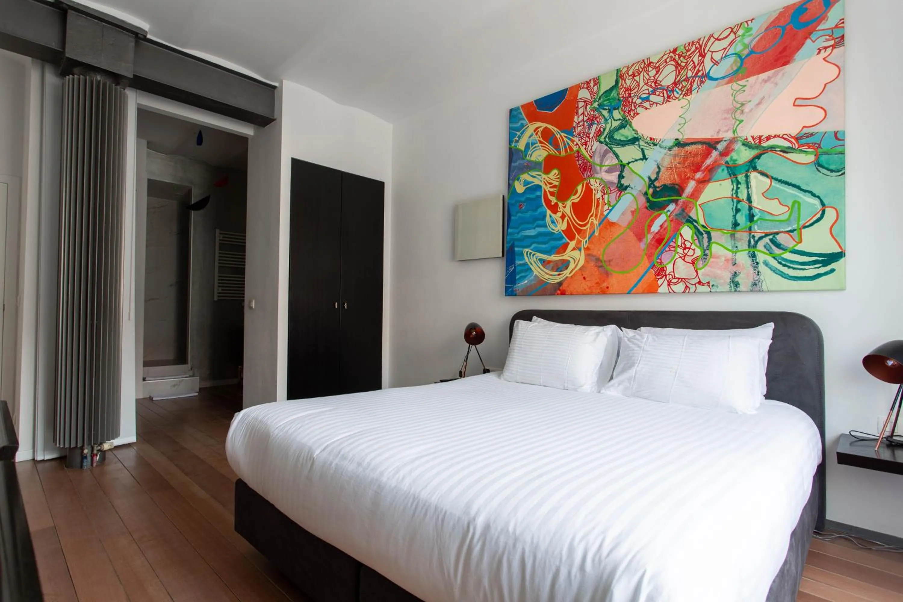 Bed in Les Lofts d'Artistes