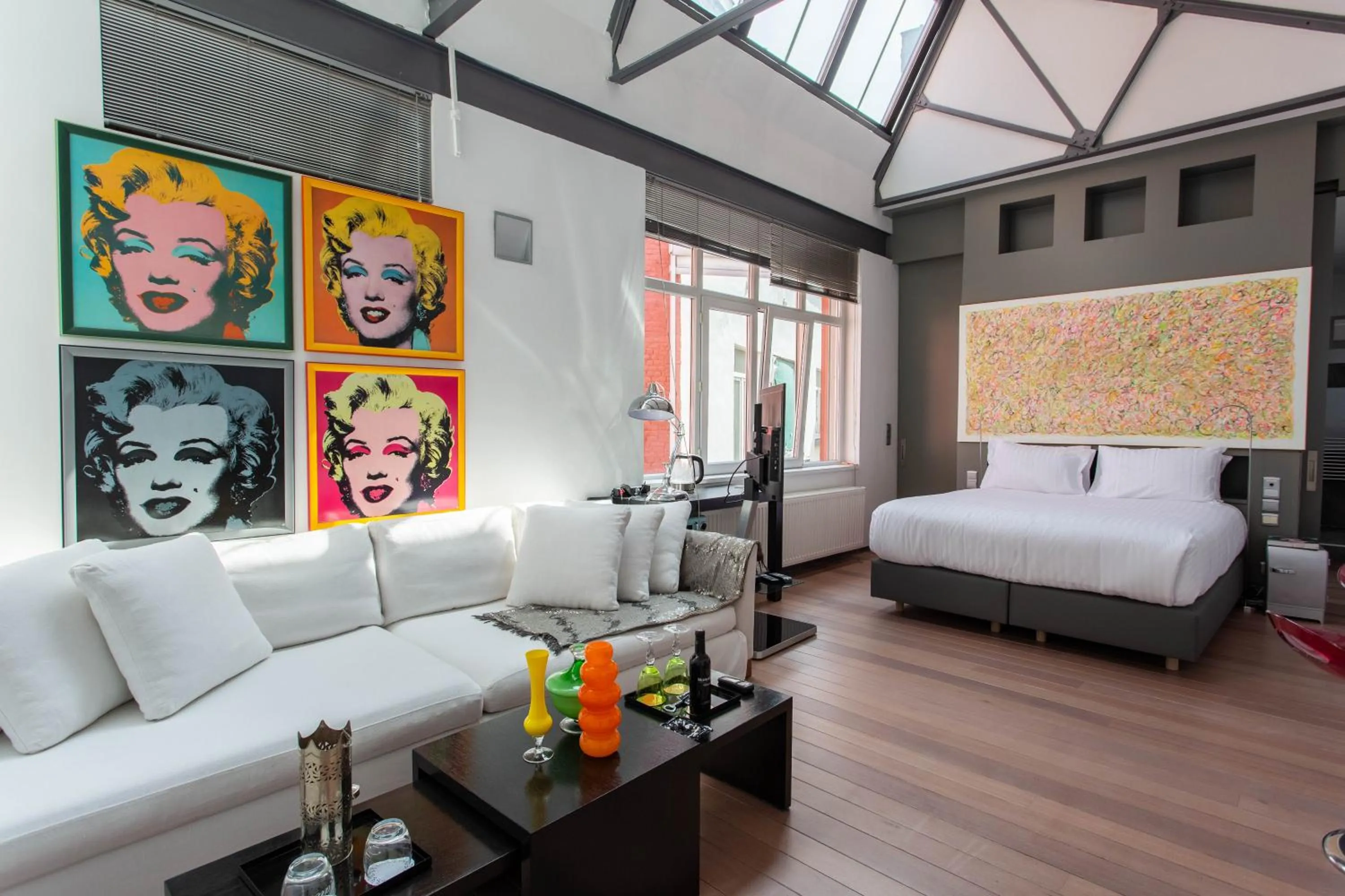 Bed in Les Lofts d'Artistes