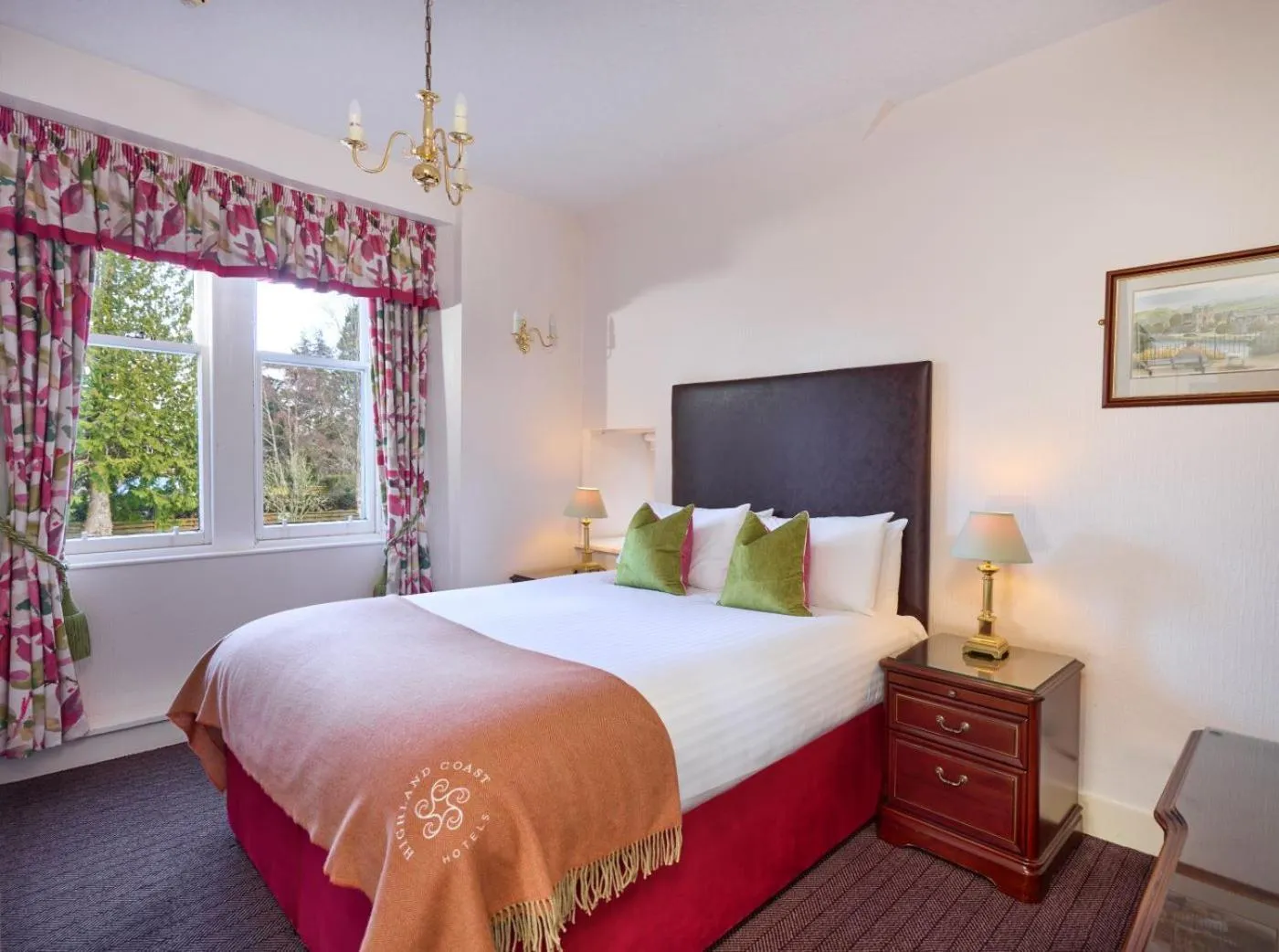 Bed in Inverness Lochardil House, by Highland Coast Hotels