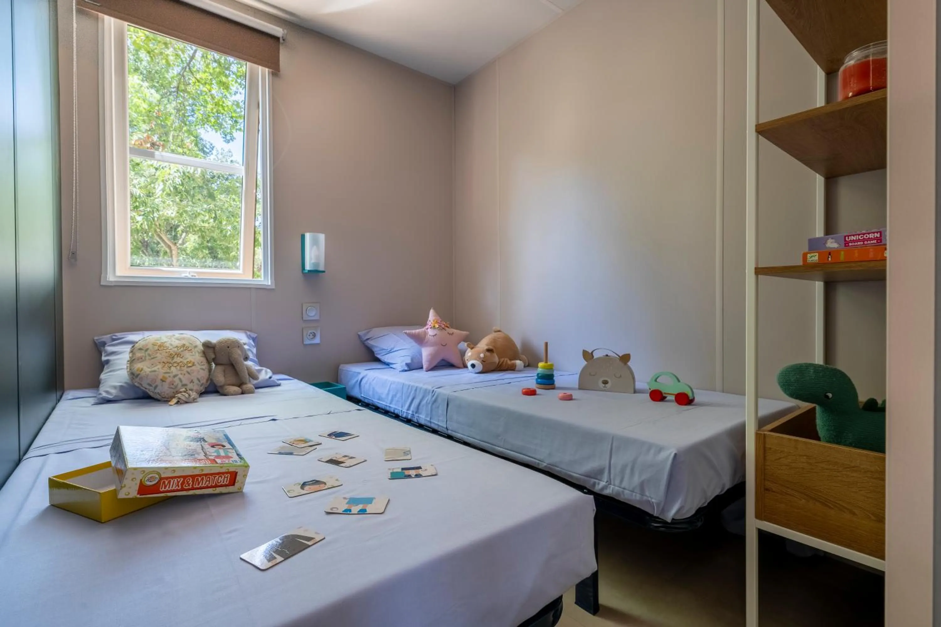 Bedroom, Bed in Camping Le Bois Fleuri