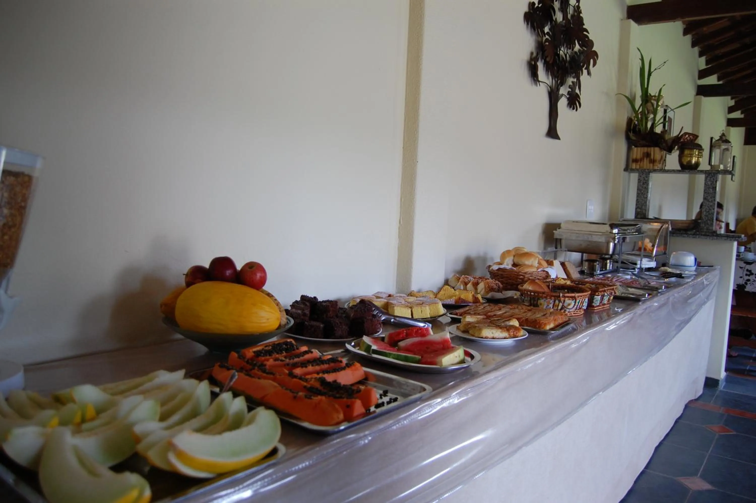 Food and drinks in Pousada Nefelibatas