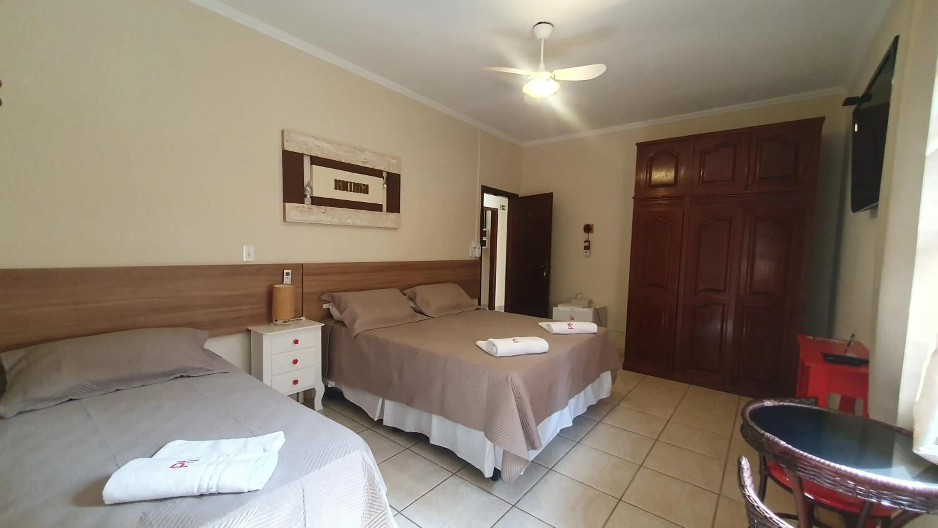 Bed in Pousada Nefelibatas