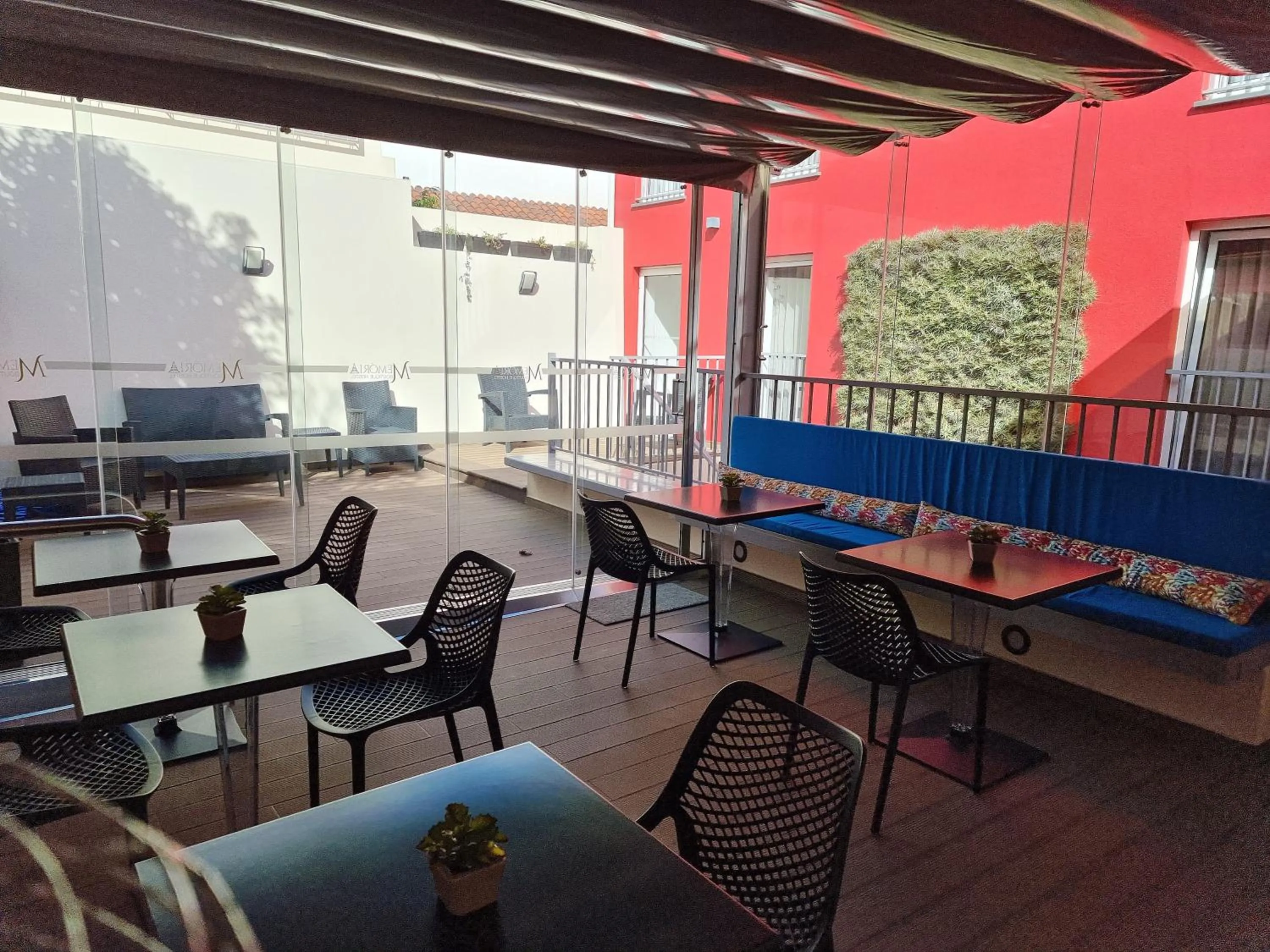 Seating area in Memória Charming House