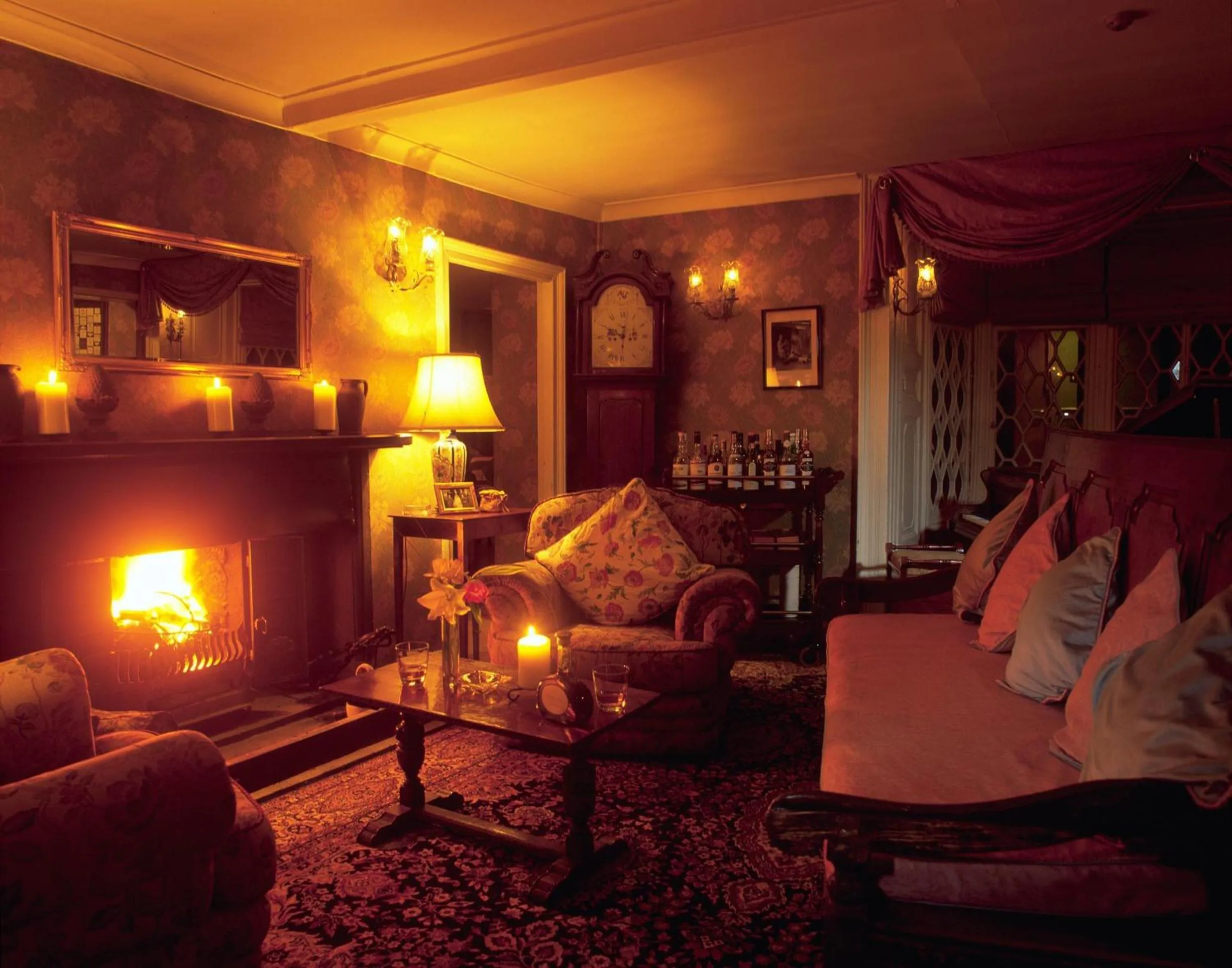 Living room in Roman Camp Country House Hotel