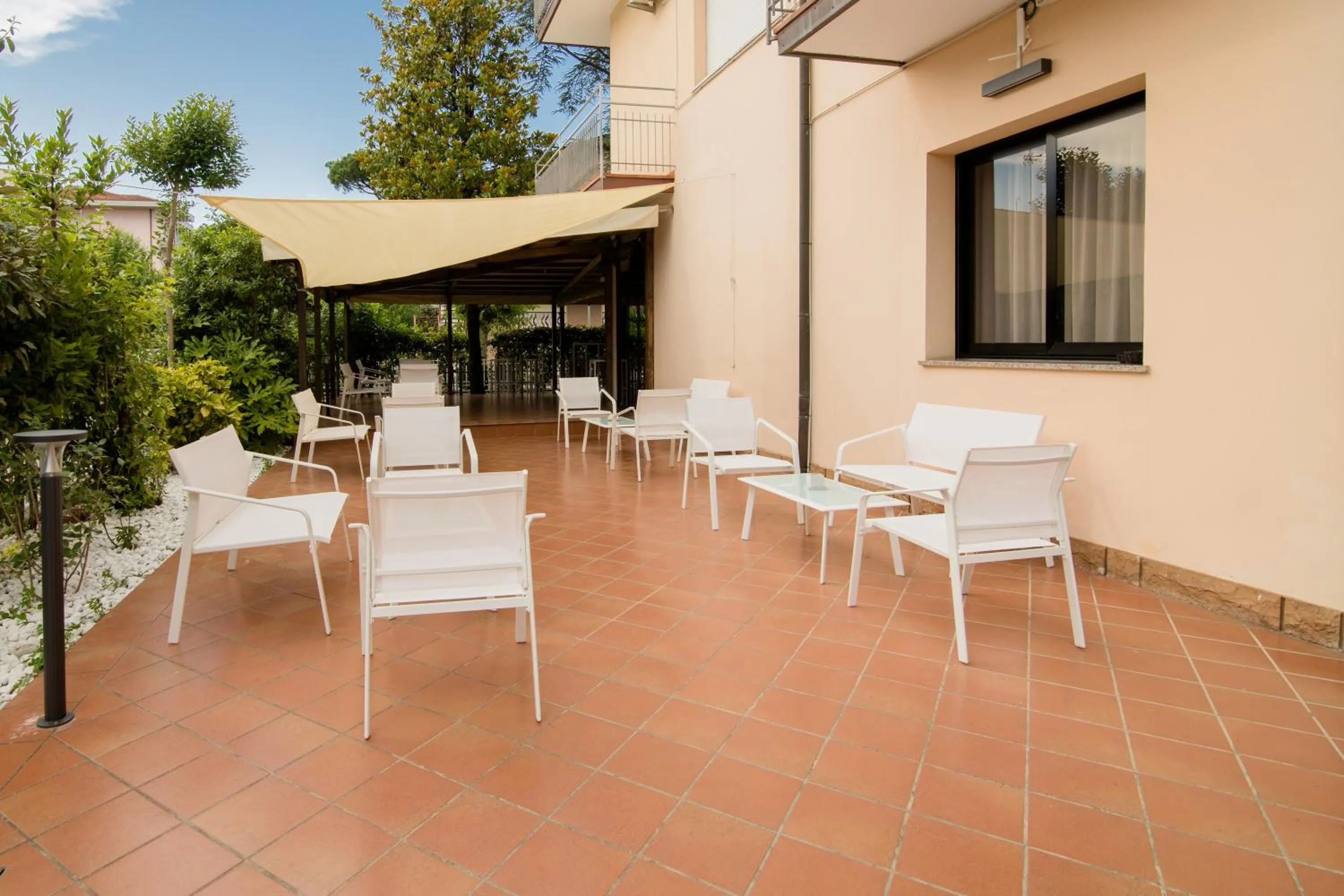 Garden view in Hotel Lydia